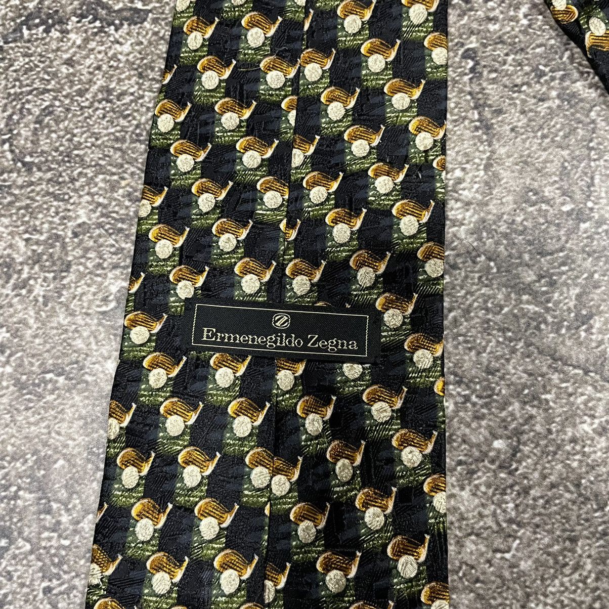 Ermenegildo Zegna × Vintage Rare Vintage Ermenedildo Zegna Tie 90’s Size ONE SIZE - 7 Thumbnail