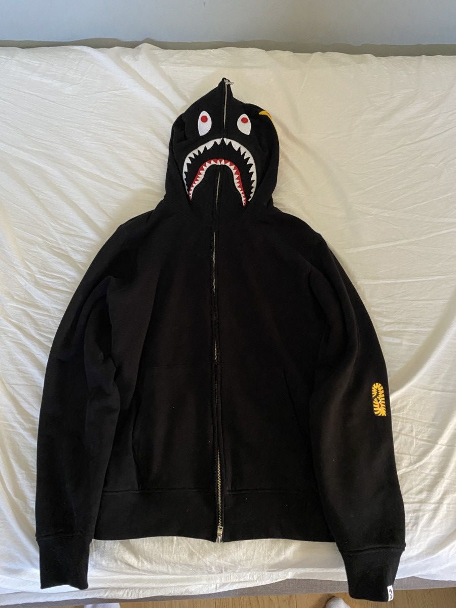 Bape Bape PONR Shark Hoodie Size US L / EU 52-54 / 3 - 1 Thumbnail