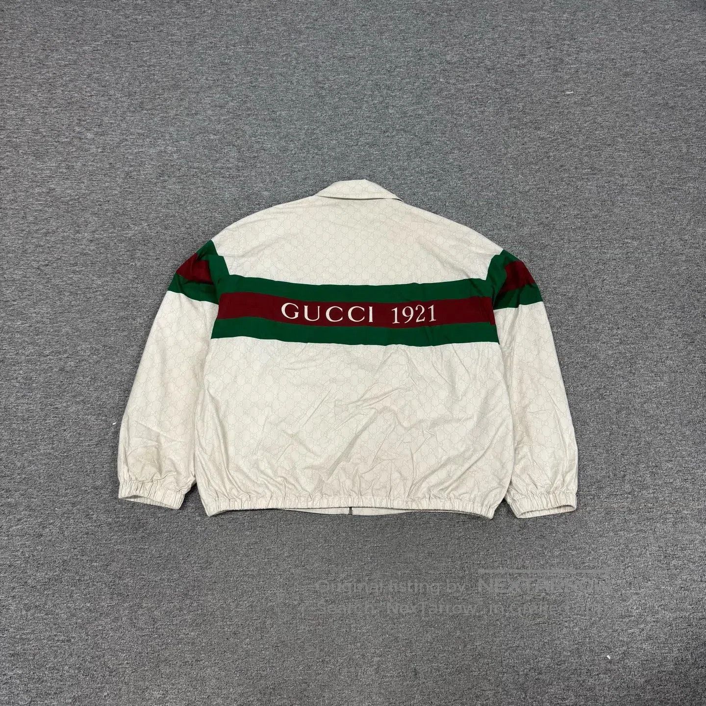 Gucci Guicci size 50 1921 Series Red and green striped casual jac Size US M / EU 48-50 / 2 - 2 Thumbnail