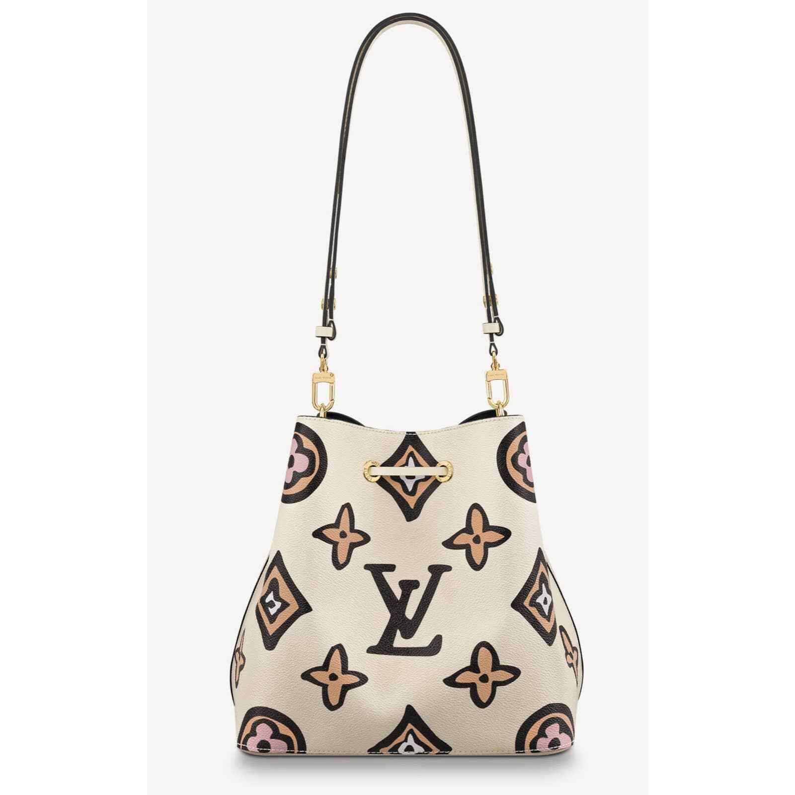 Louis Vuitton Louis Vuitton MM Cream Monogram Logo Shoulder Crossbody Bag Size ONE SIZE - 7 Thumbnail