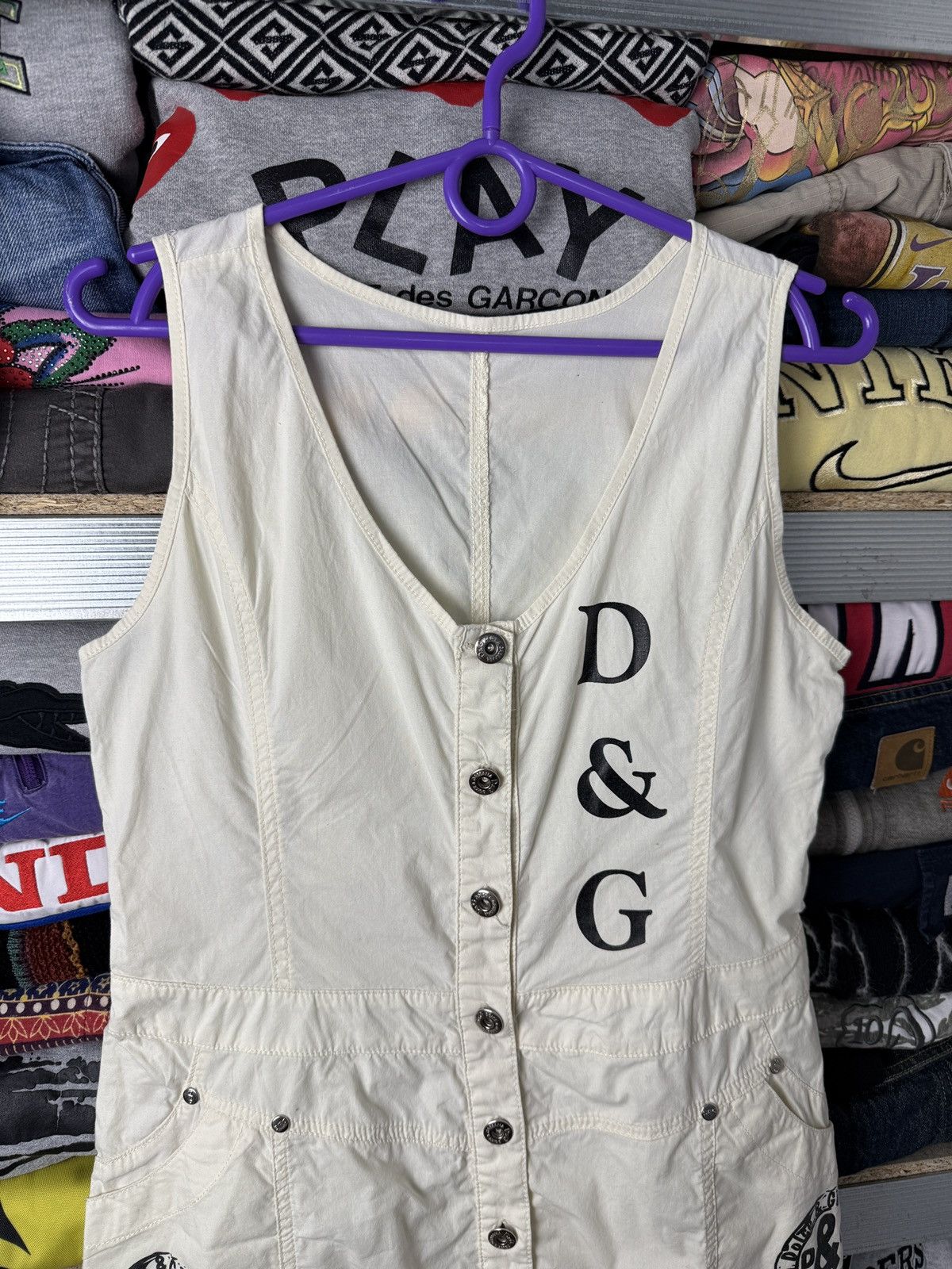 Dolce & Gabbana Dolce & Gabbana dress very rare 00s big logo Size M / US 6-8 / IT 42-44 - 3 Thumbnail
