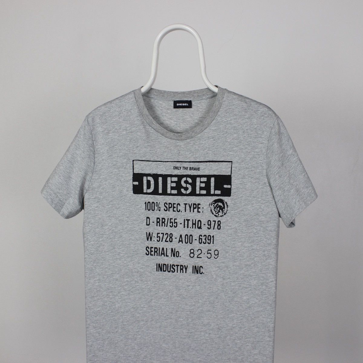 Diesel Diesel t shirt men cotton logo M L gray Size US XS / EU 42 / 0 - 2 Thumbnail