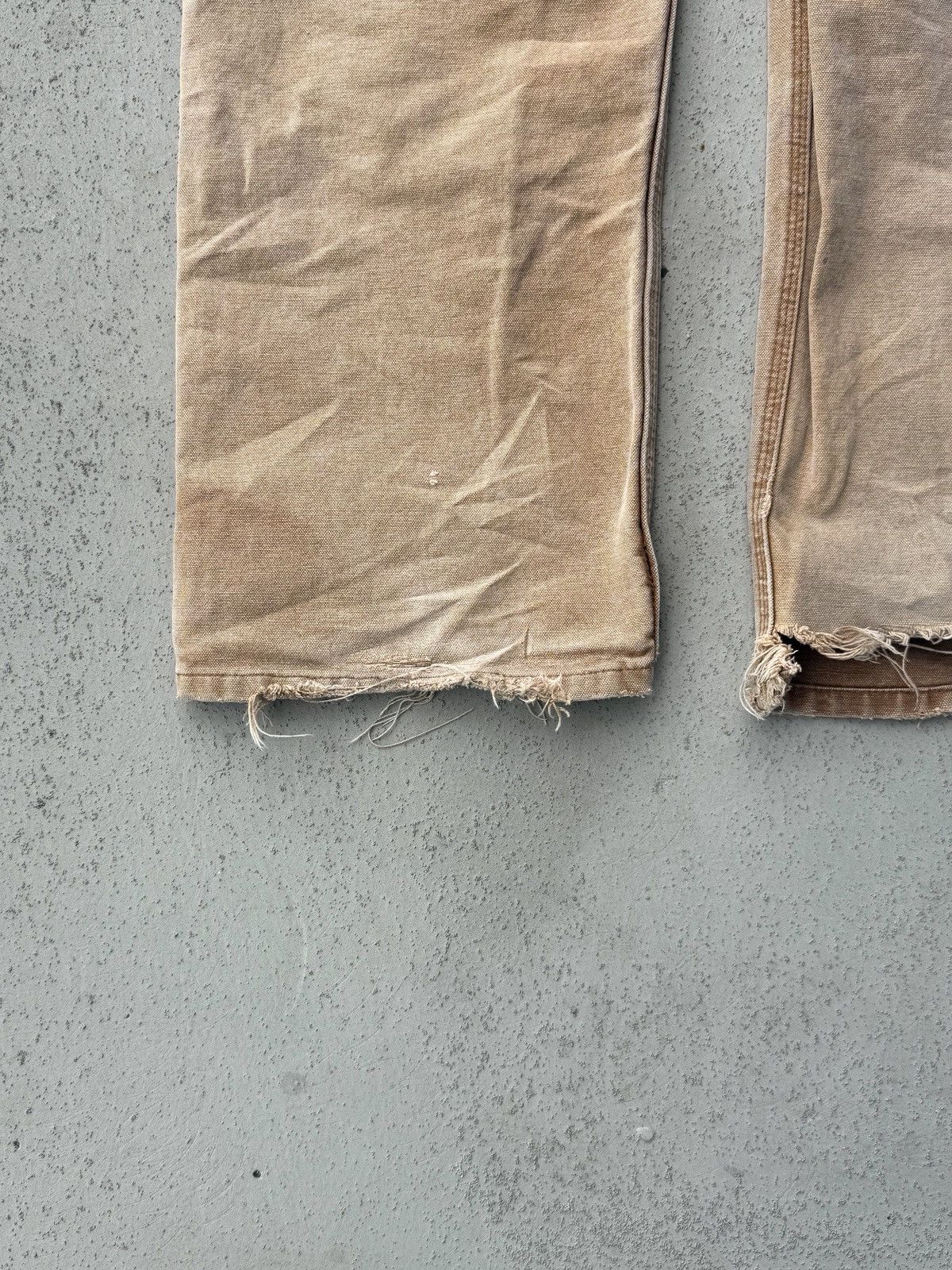 Carhartt Vintage Carhartt Double Knee Pants Beige Sun Fade 34x30 Size US 34 / EU 50 - 10 Thumbnail