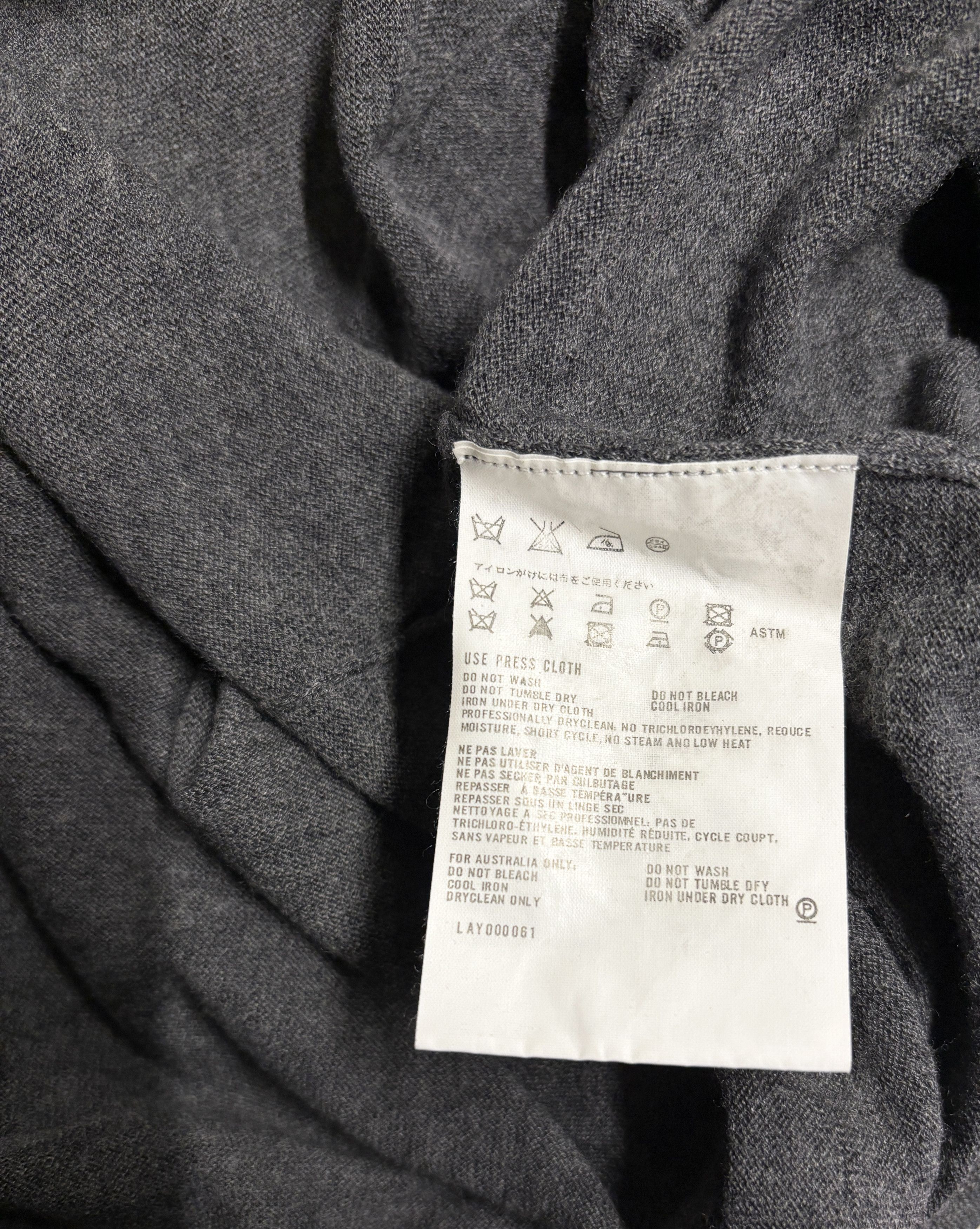 Prada ⚡️QUICK SALE⚡️2009 Prada Grey Cardigan Size M / US 6-8 / IT 42-44 - 4 Thumbnail