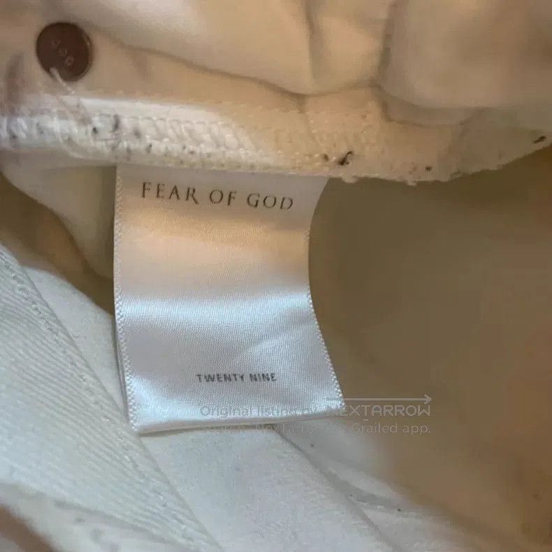 Fear of God Fear of God 4th White Jeans. Size US 29 - 5 Thumbnail