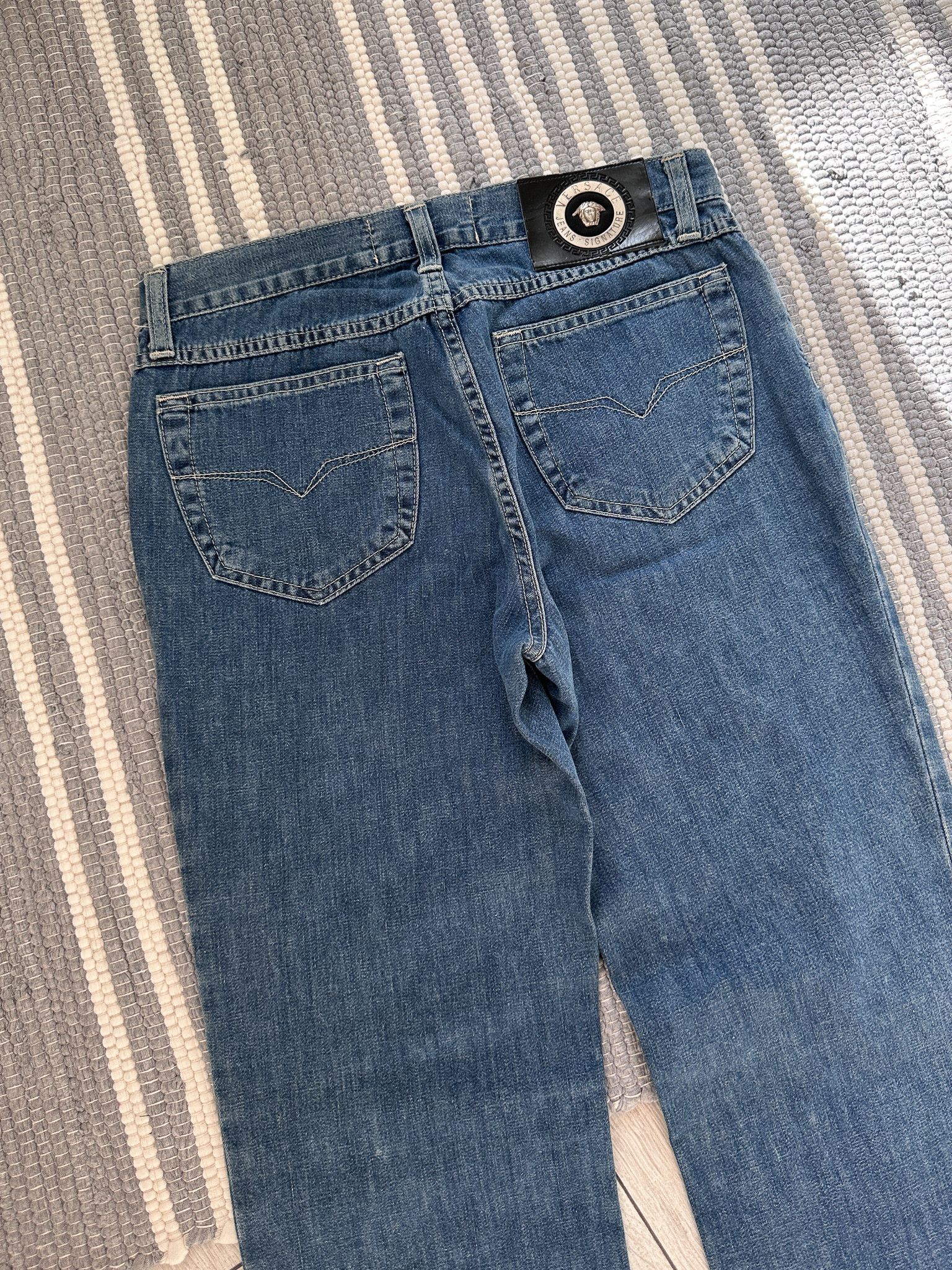 Jean Vintage Versace Jeans Couture Denim Pants Size 27" / US 4 / IT 40 - 3 Thumbnail