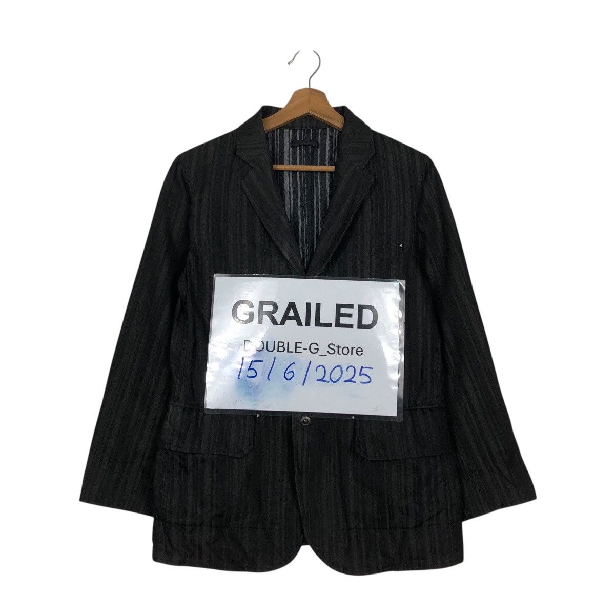 📌Vintage Hickory Chore Jacket Bernings Sho Punk Design