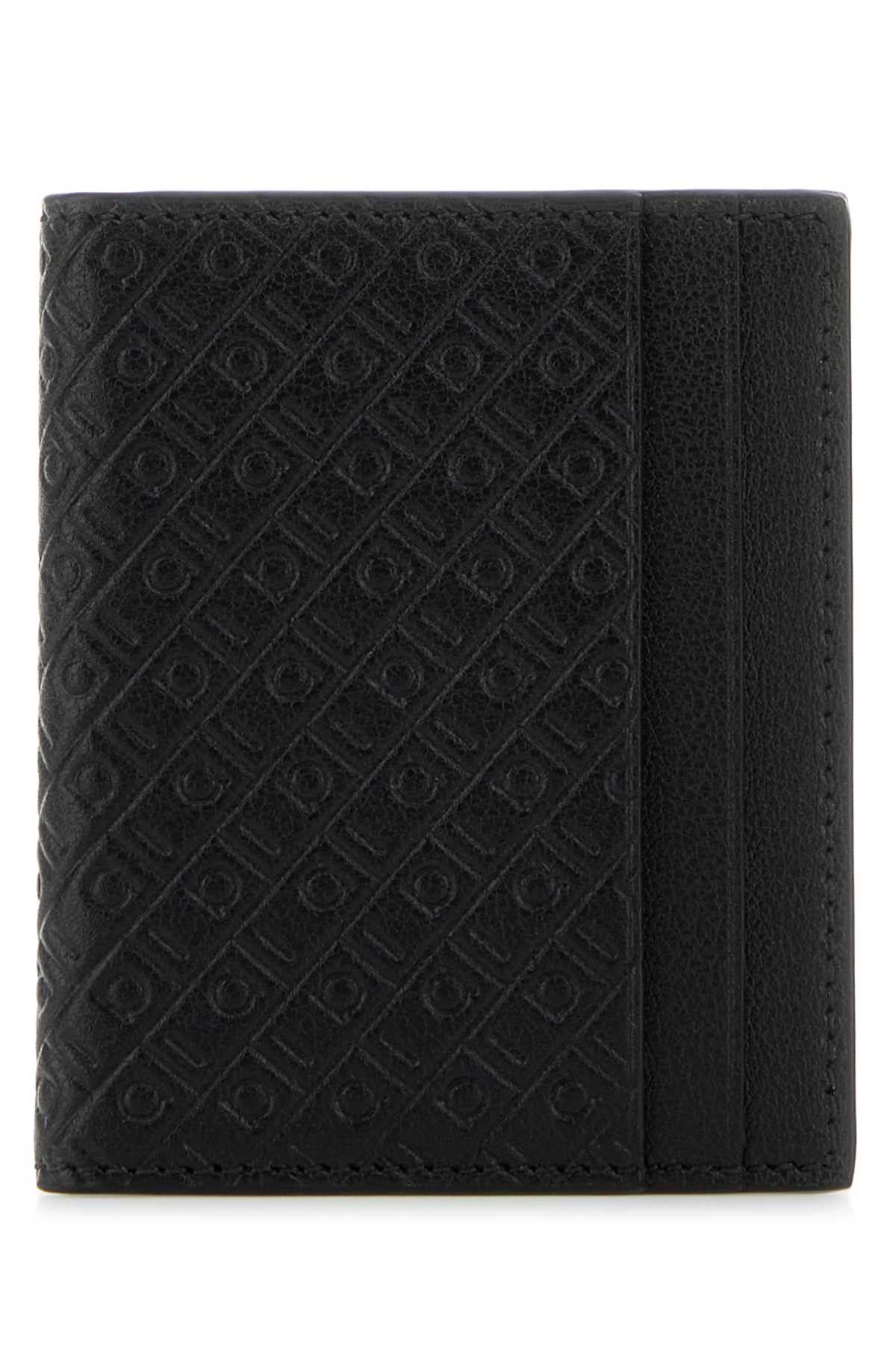 Salvatore Ferragamo Black Leather Card Holder Size ONE SIZE - 1 Thumbnail