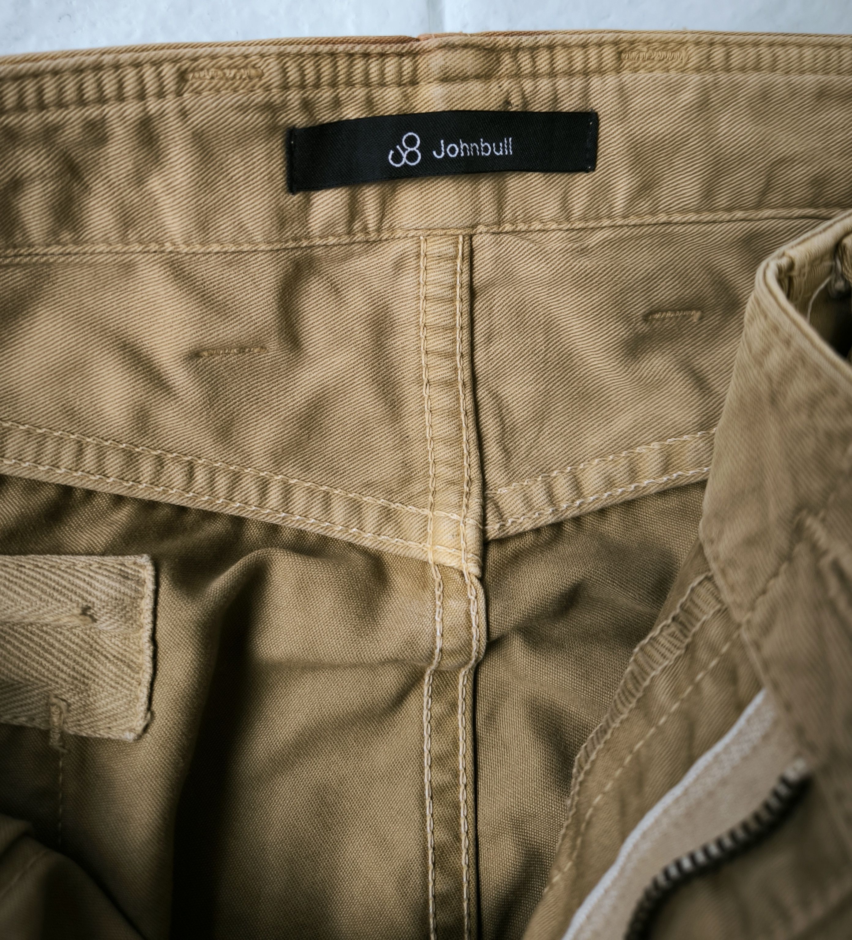 Johnbull JOHN BULL cargo pocket denim straight leg styled army Size US 34 / EU 50 - 4 Thumbnail