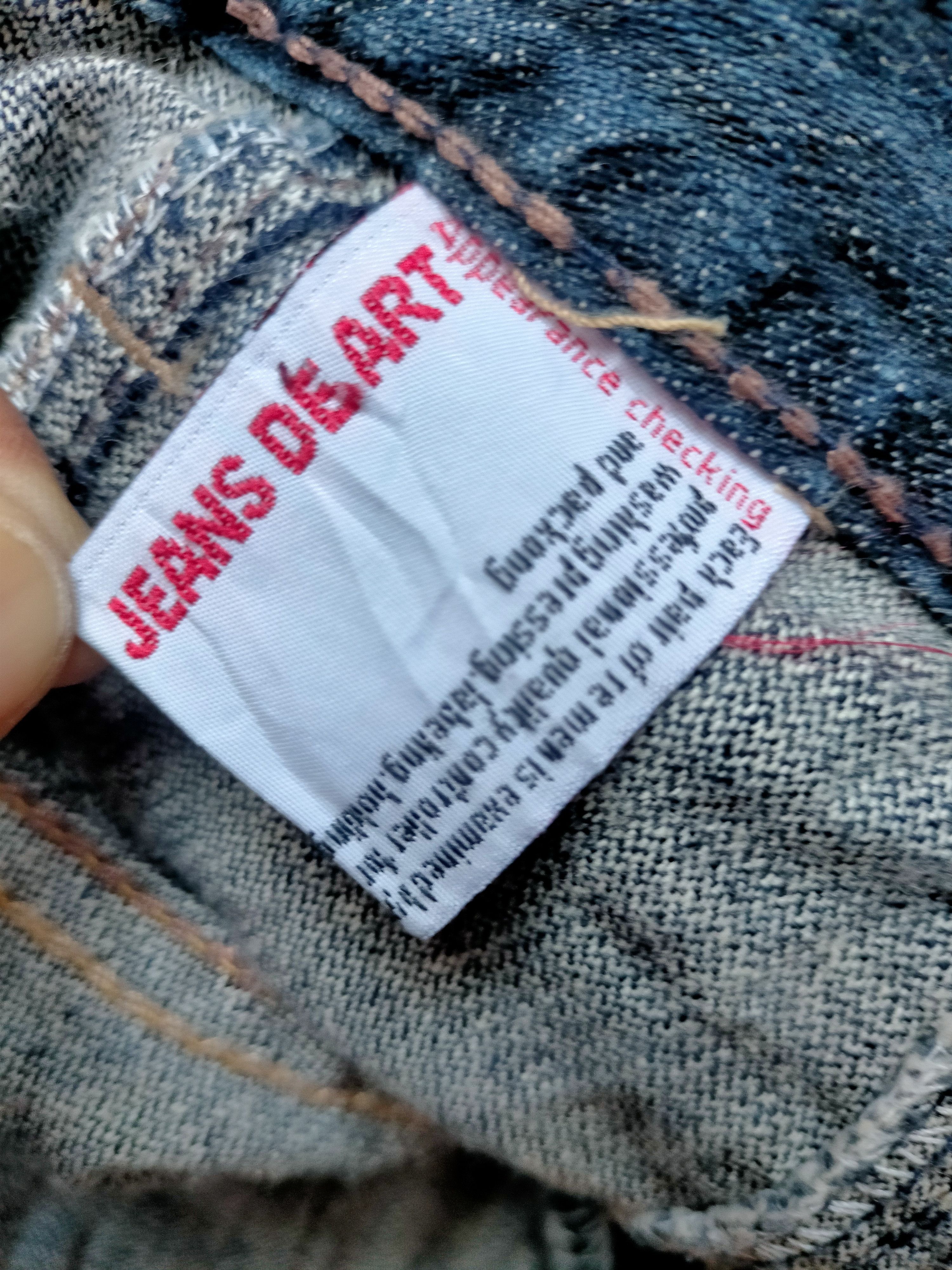 Hysteric Glamour × Japanese Brand Jeans De Art Bondage Punk Cargo Denim Pants Size US 32 / EU 48 - 20 Thumbnail