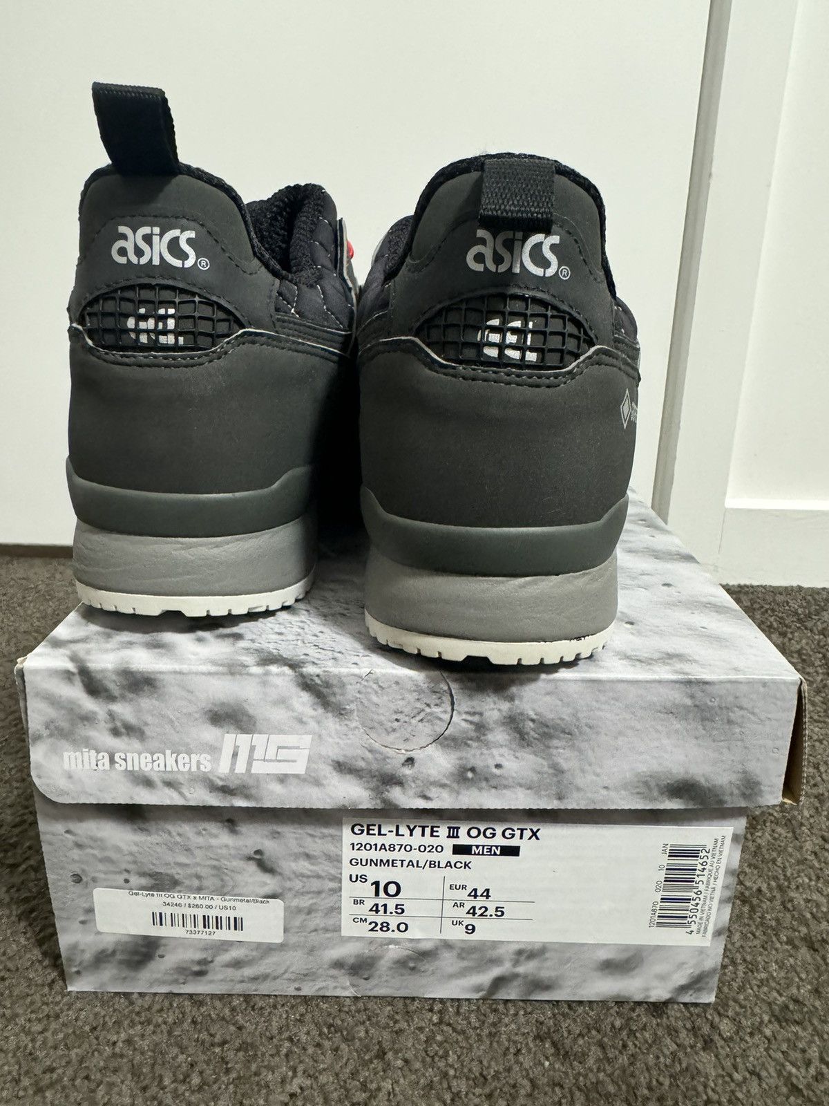 Asics ASICS Gel Lyte III OG GTX x Mita Size US 10 / EU 43 - 6 Thumbnail