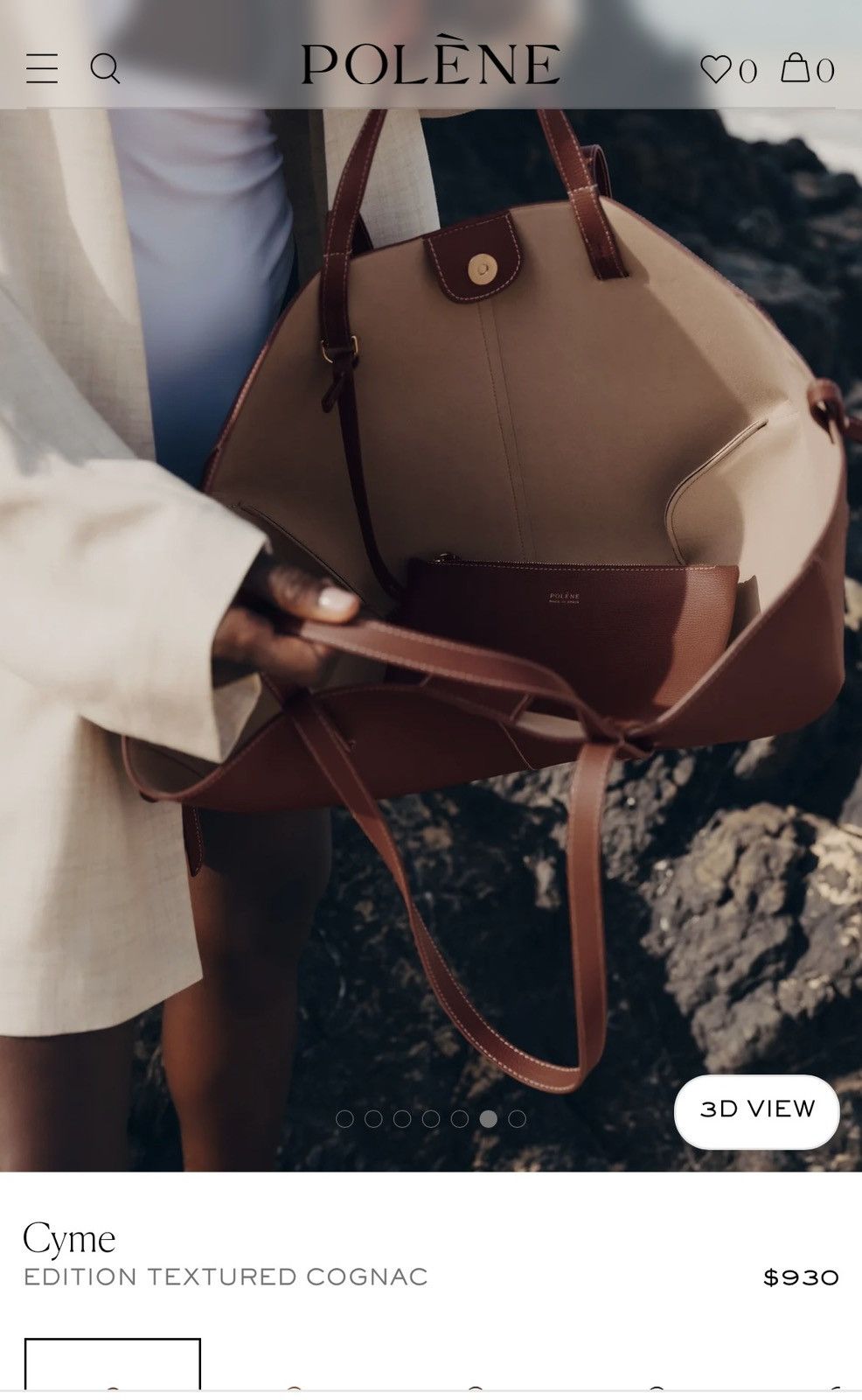 Polene Polene cyme bag Size ONE SIZE - 6 Thumbnail