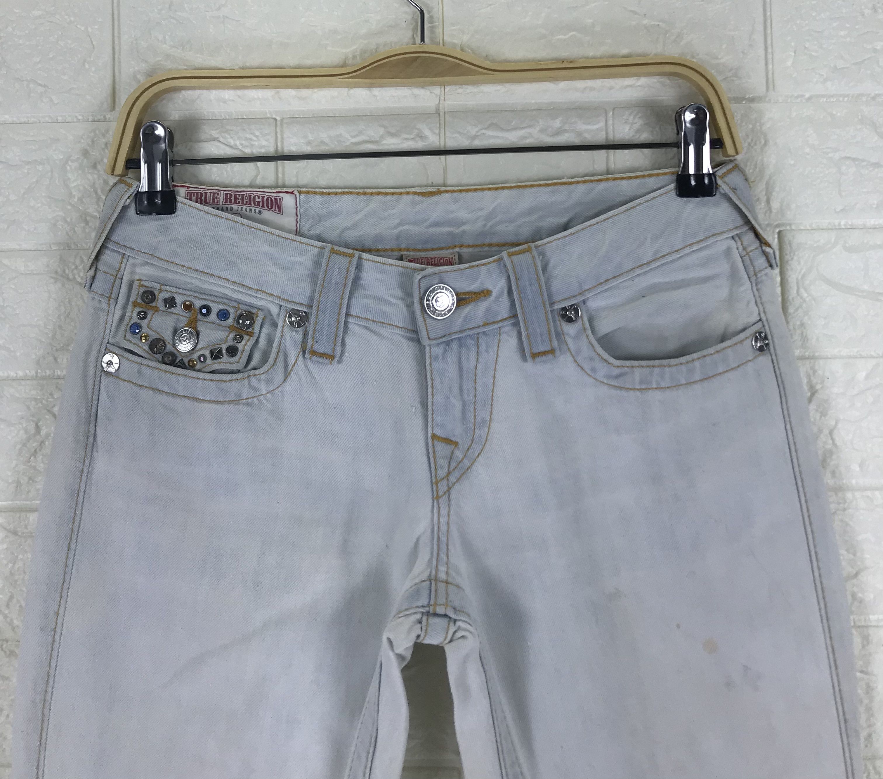 True Religion Vintage USA True Religion Straight Cut Jeans Size 26" / US 2 / IT 38 - 2 Thumbnail