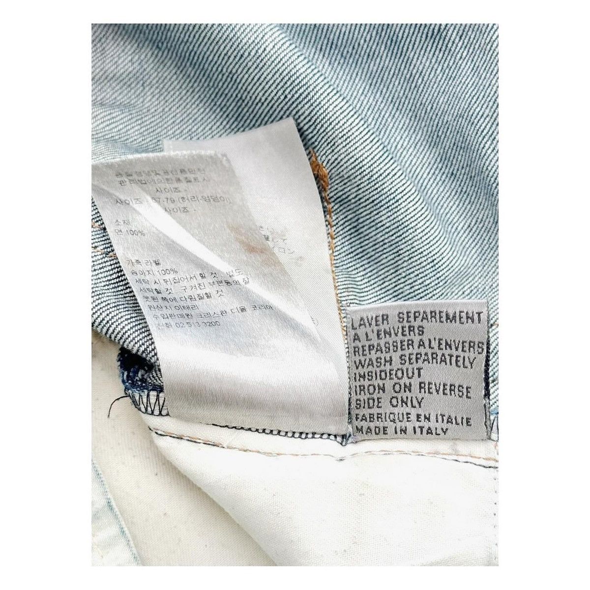 Dior × Hedi Slimane Dior Homme Denim Pants Size US 30 / EU 46 - 9 Thumbnail