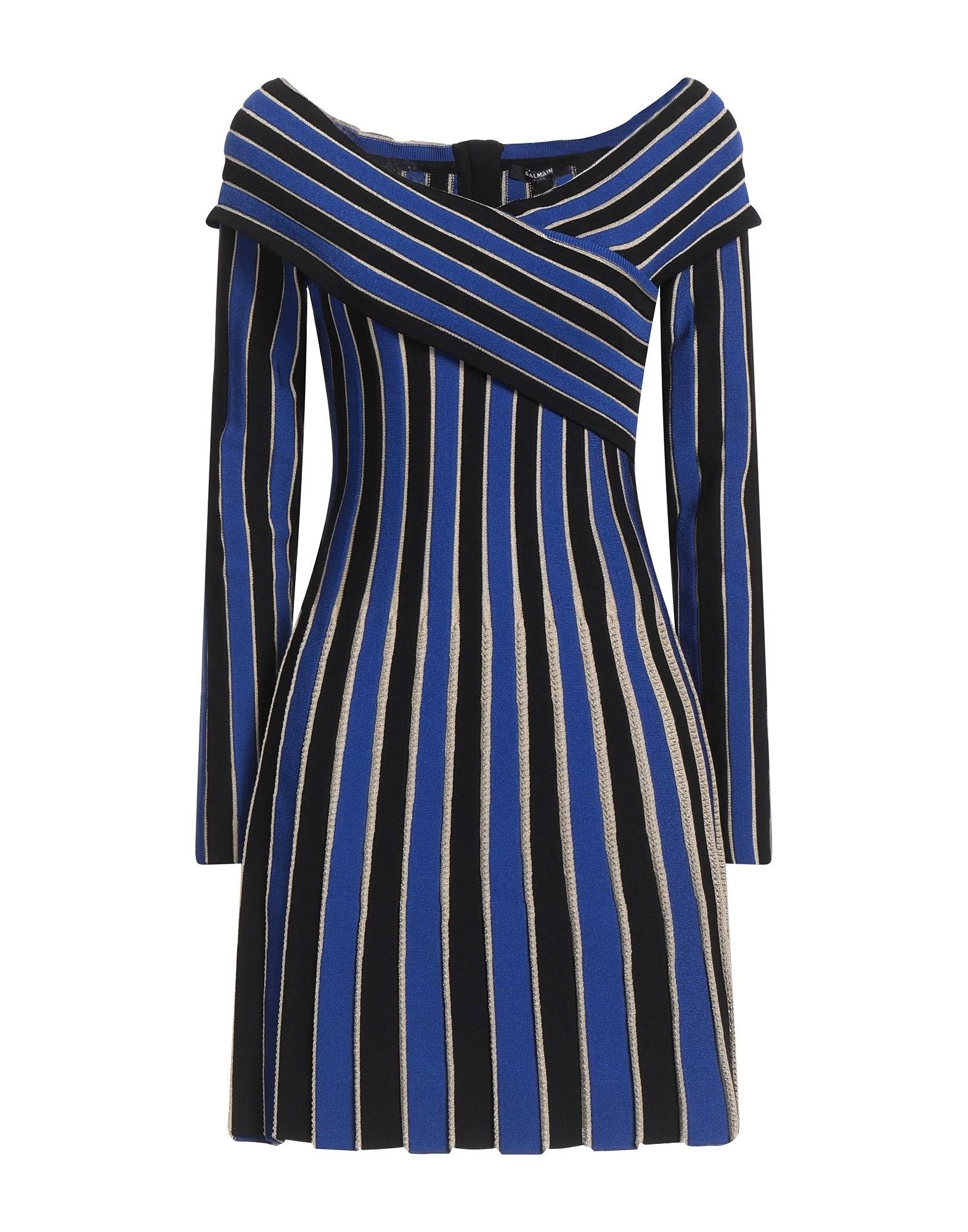 o1srvl11e0524 Mini Dress in Black Blue