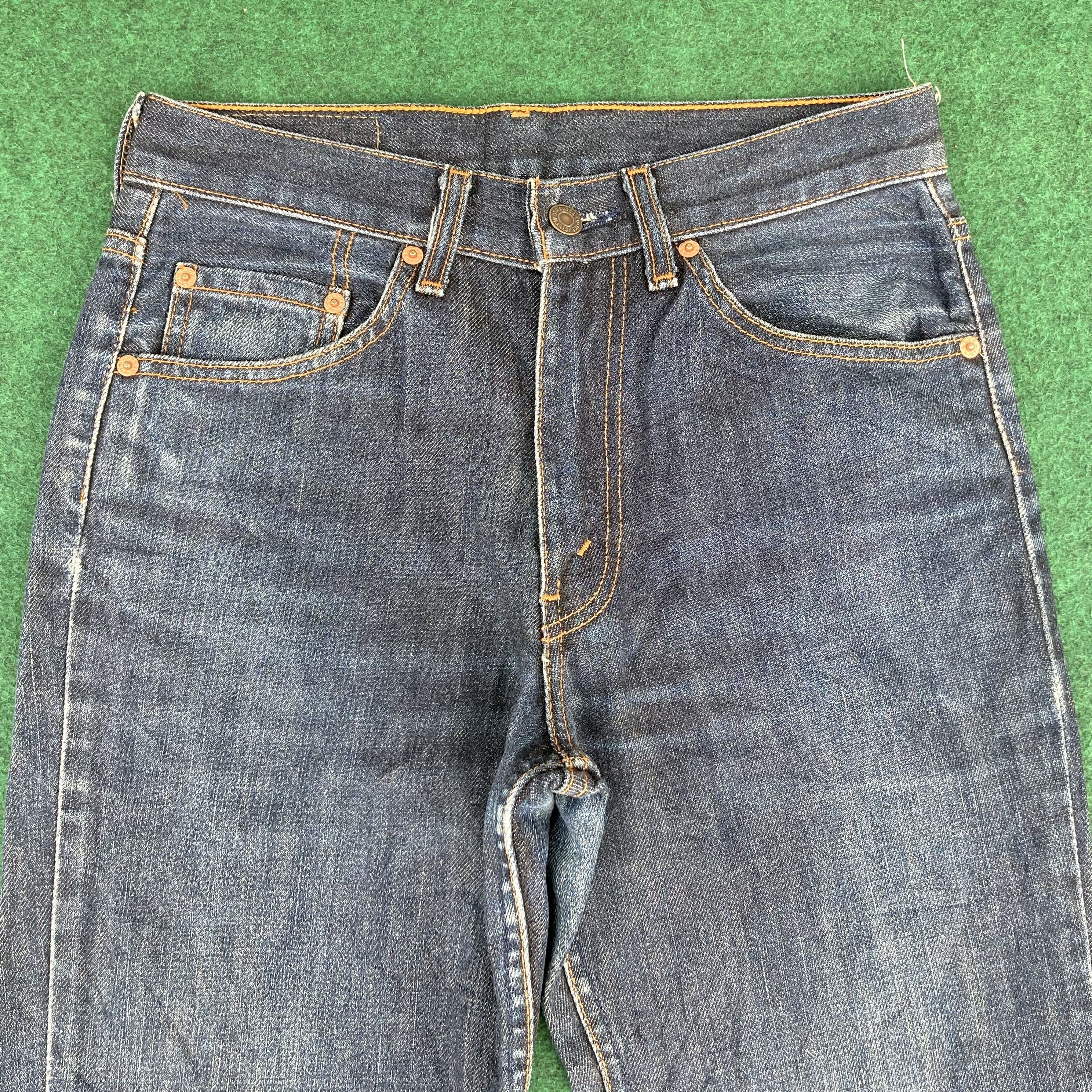 Levi's × Vintage Vtg Levis 517 Ripped Distressed Denim Bootcut Jeans Size US 28 / EU 44 - 3 Thumbnail