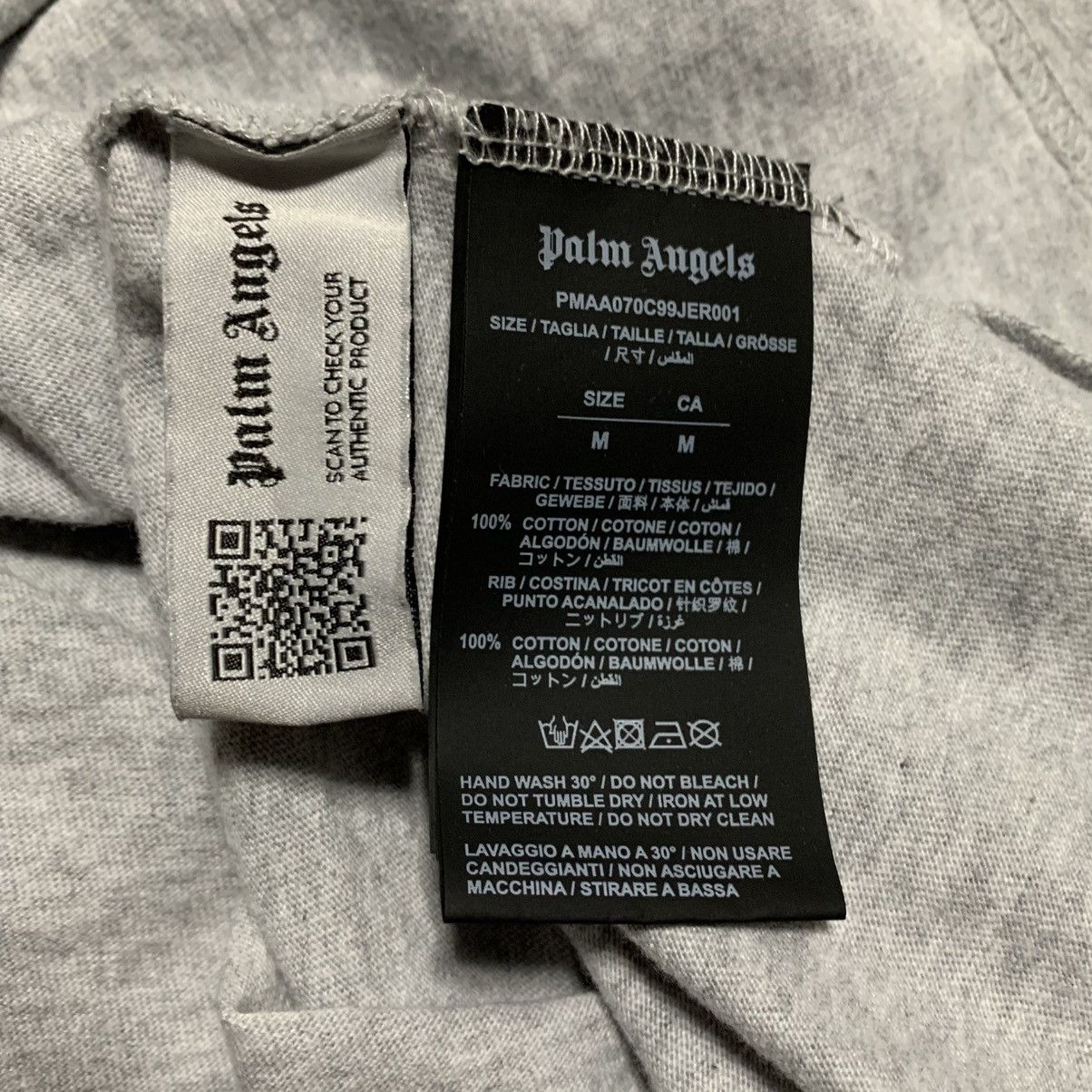 Represent Clo. Palm Angels Medium Classic Logo Grey Tee Size US M / EU 48-50 / 2 - 5 Thumbnail