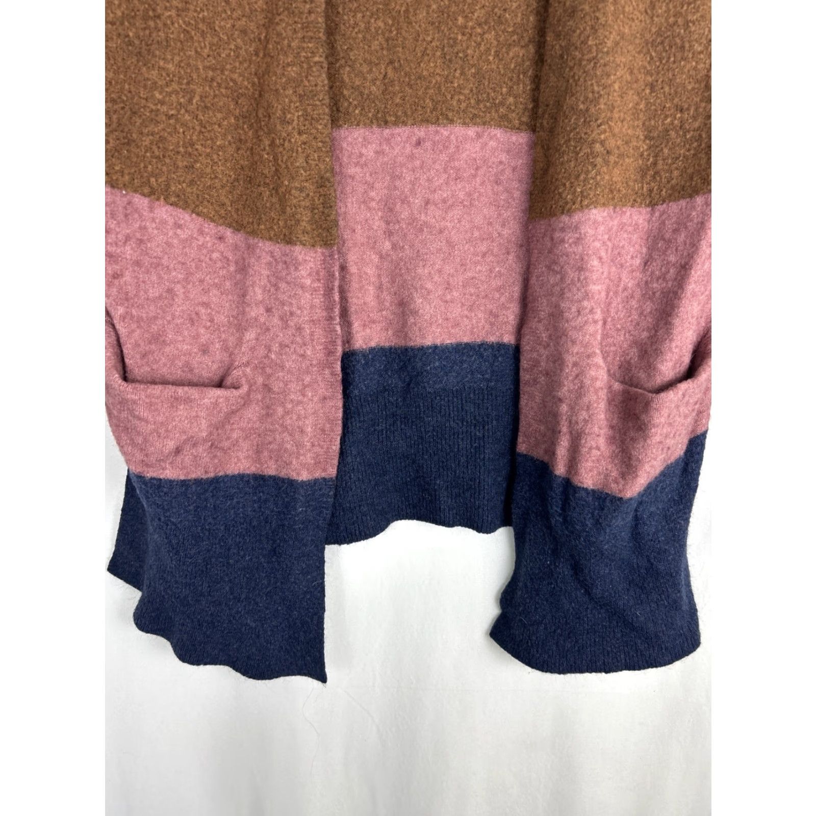 Madewell Madewell Cardigan Shirt XXS Womens Cream Cozy Short Walker Stripe Print Heather quinoa Size XXS / US 00 / IT 34 - 6 Thumbnail