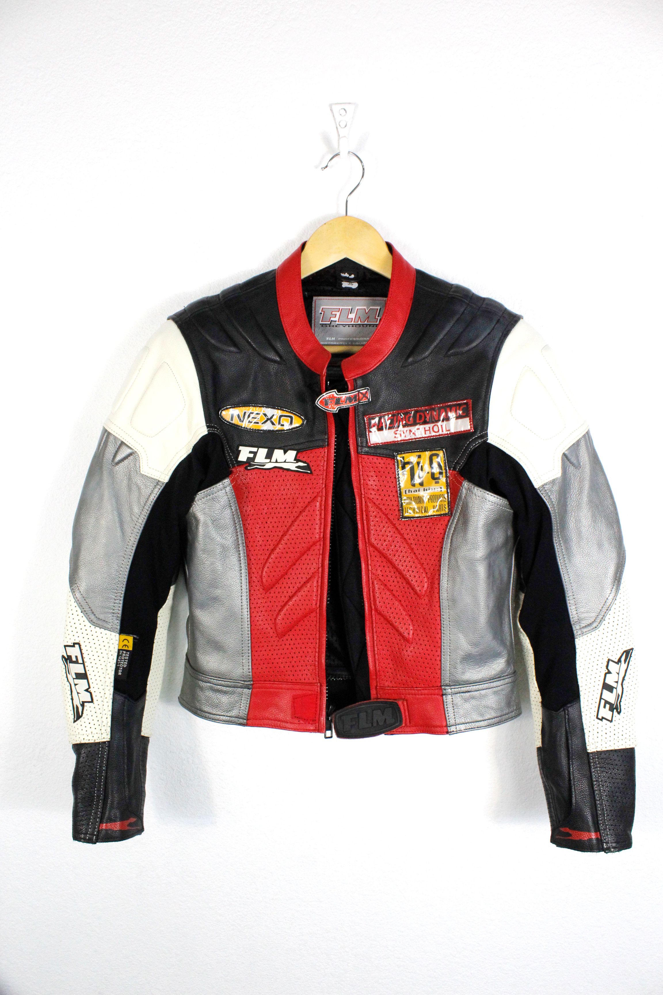 Other FLM POLO Nexo Racing Motocycle Bike Leather Jacket Size S / US 4 / IT 40 - 6 Thumbnail