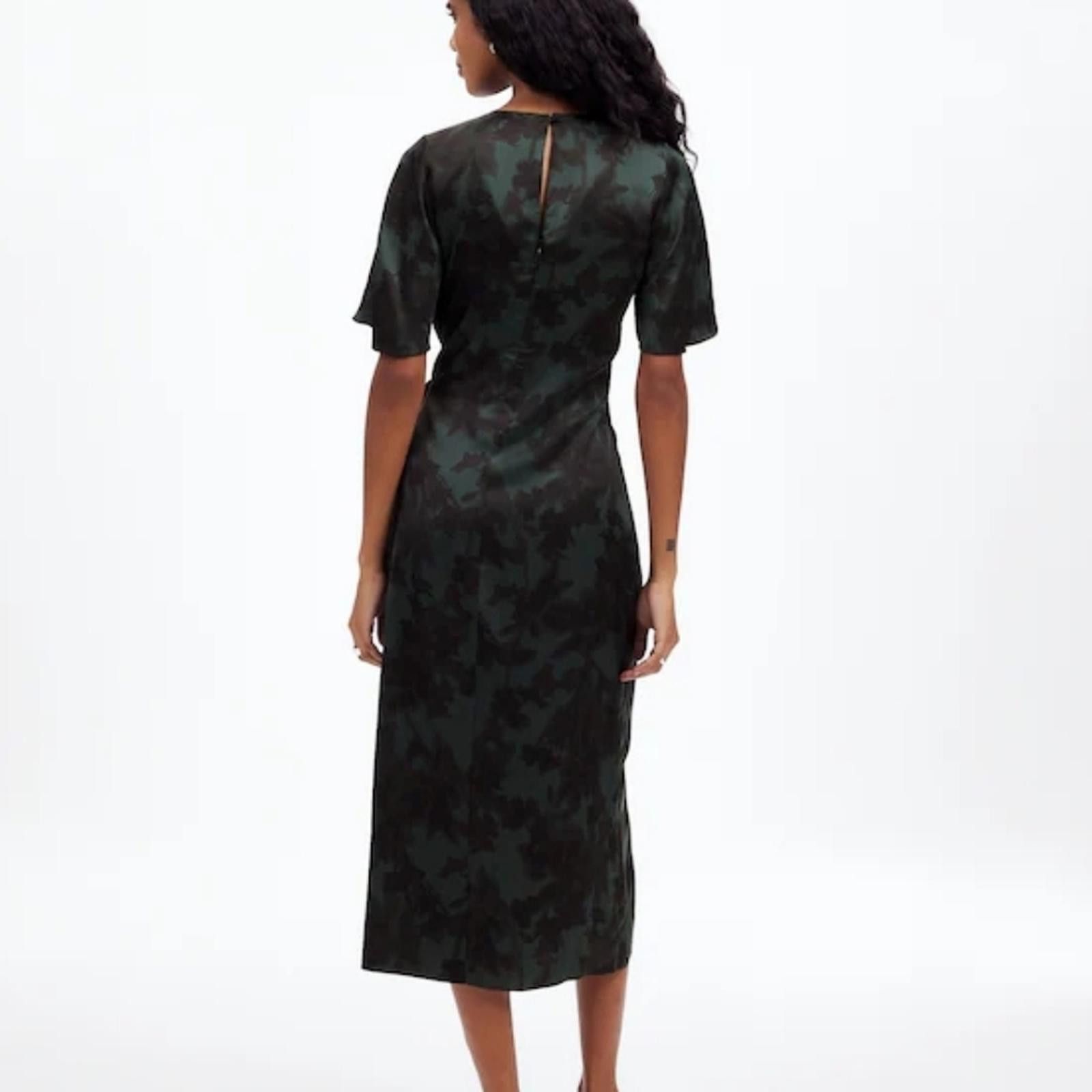 Madewell NWT Madewell Tie-Waist Midi Dress in Floral Size XXS / US 00 / IT 34 - 5 Thumbnail