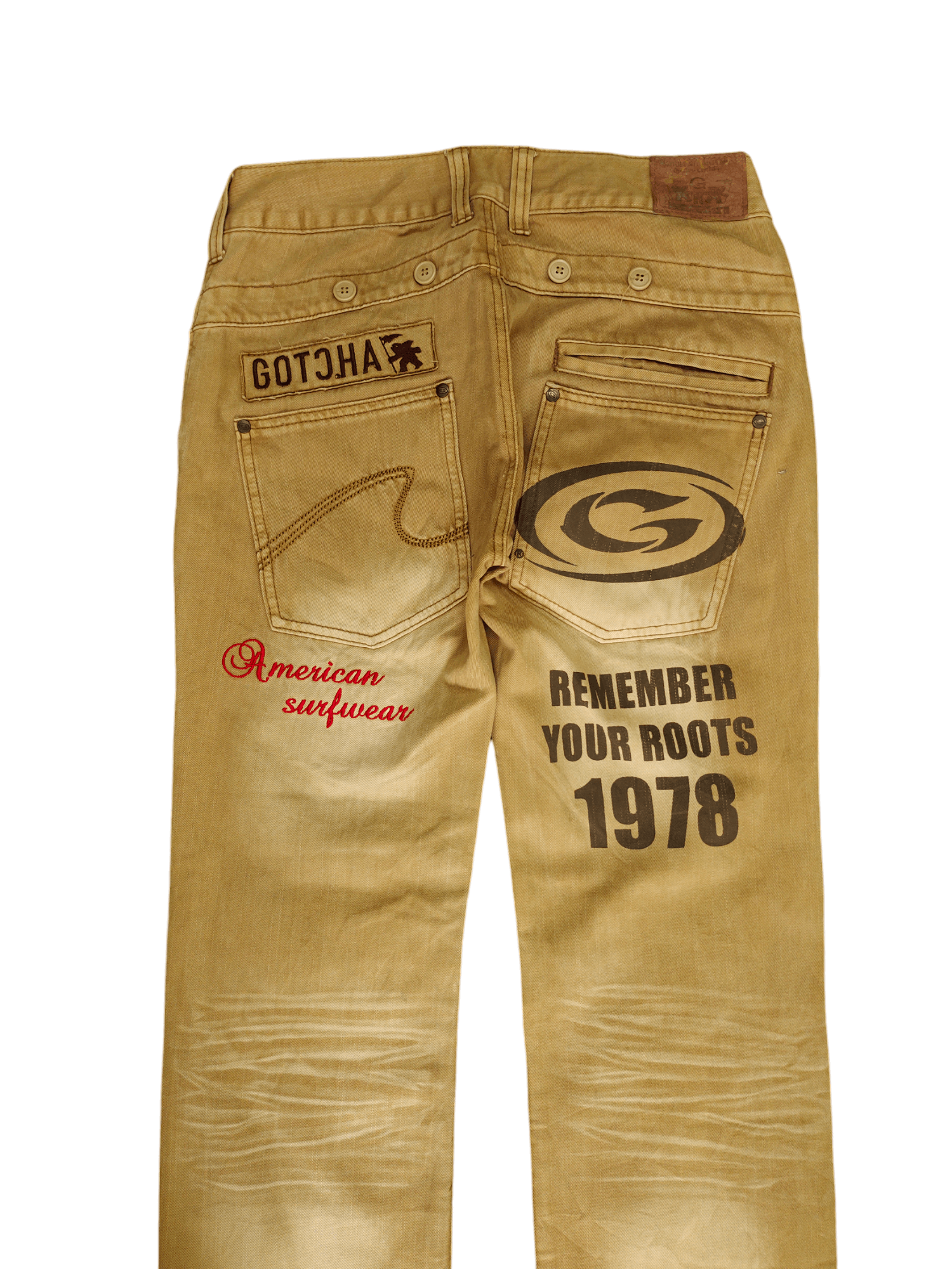 Hysteric Glamour Gotcha Patches Distress Faded Denim Pants Size US 32 / EU 48 - 11 Thumbnail
