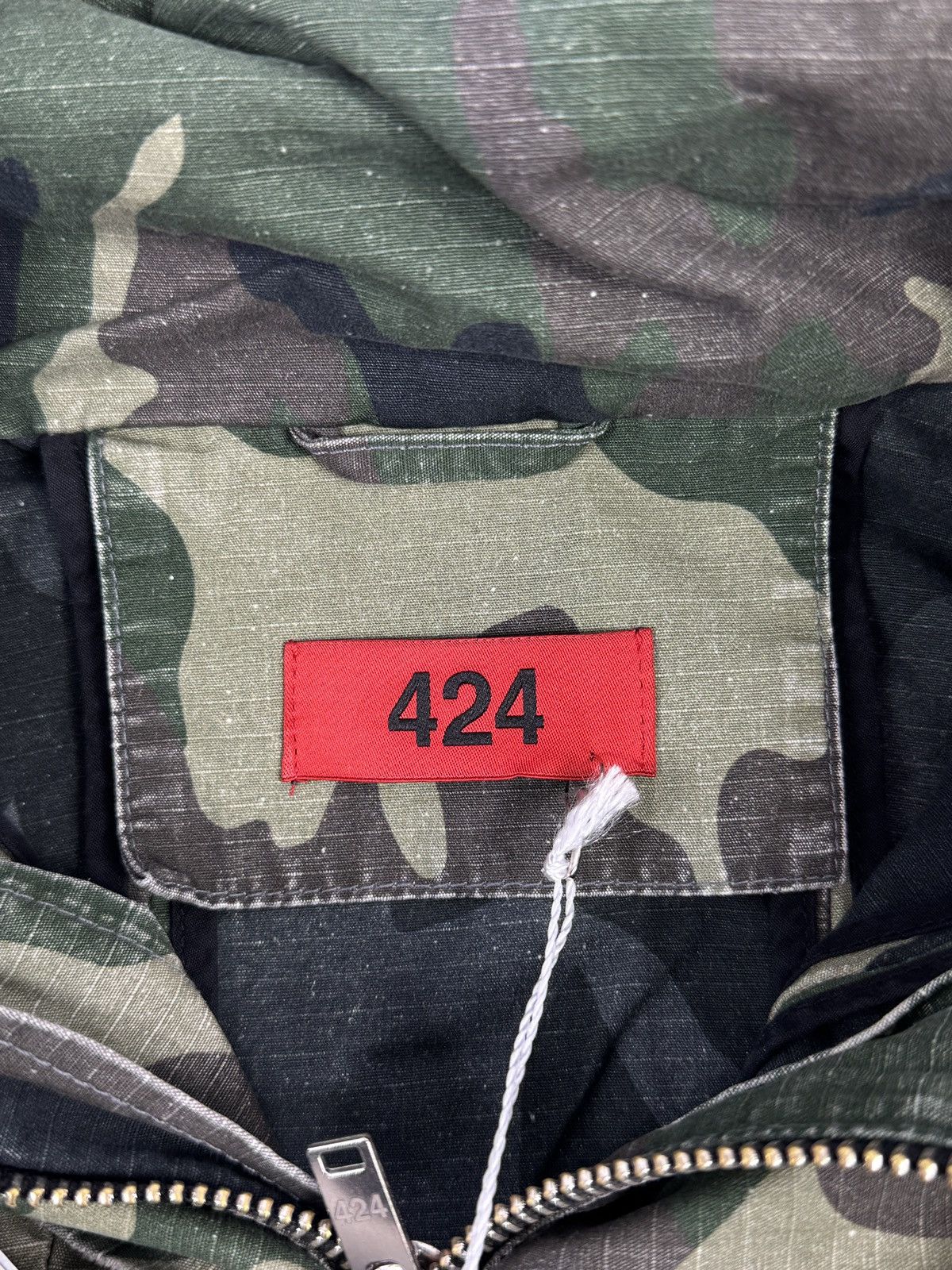 424 Camouflage-Print Cotton-Ripstop Hooded Jacket Size US M / EU 48-50 / 2 - 6 Thumbnail