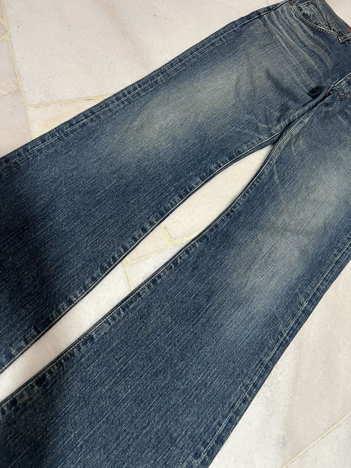 Edwin × If Six Was Nine × Tornado Mart 🌈Flare 90’s style Edwin 503 Rebel Boot Cut Washed Jeans Size US 32 / EU 48 - 6 Thumbnail