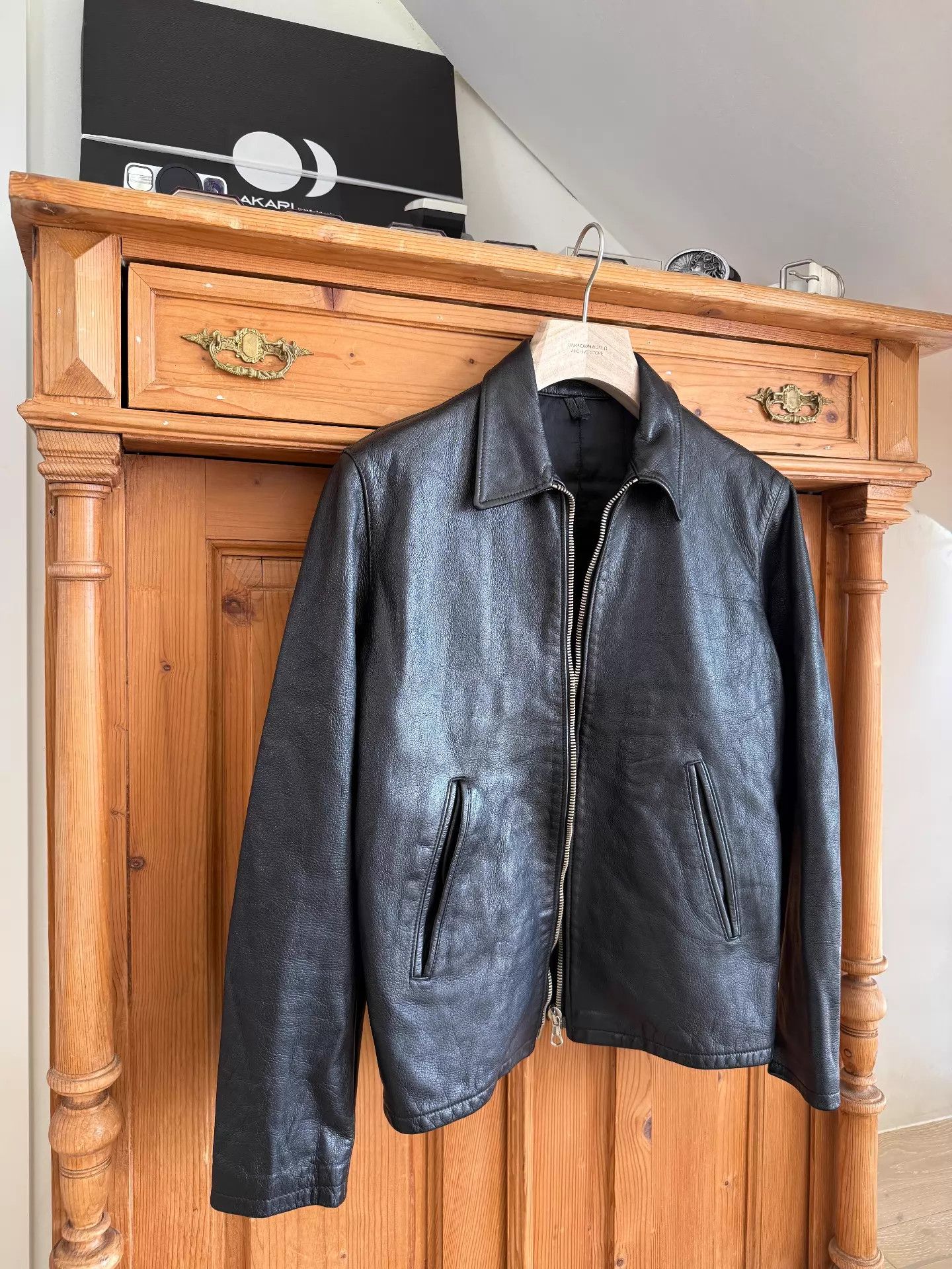 Helmut Lang Helmut Lang Archive Black Leather Jacket 52 Size US L / EU 52-54 / 3 - 2 Thumbnail
