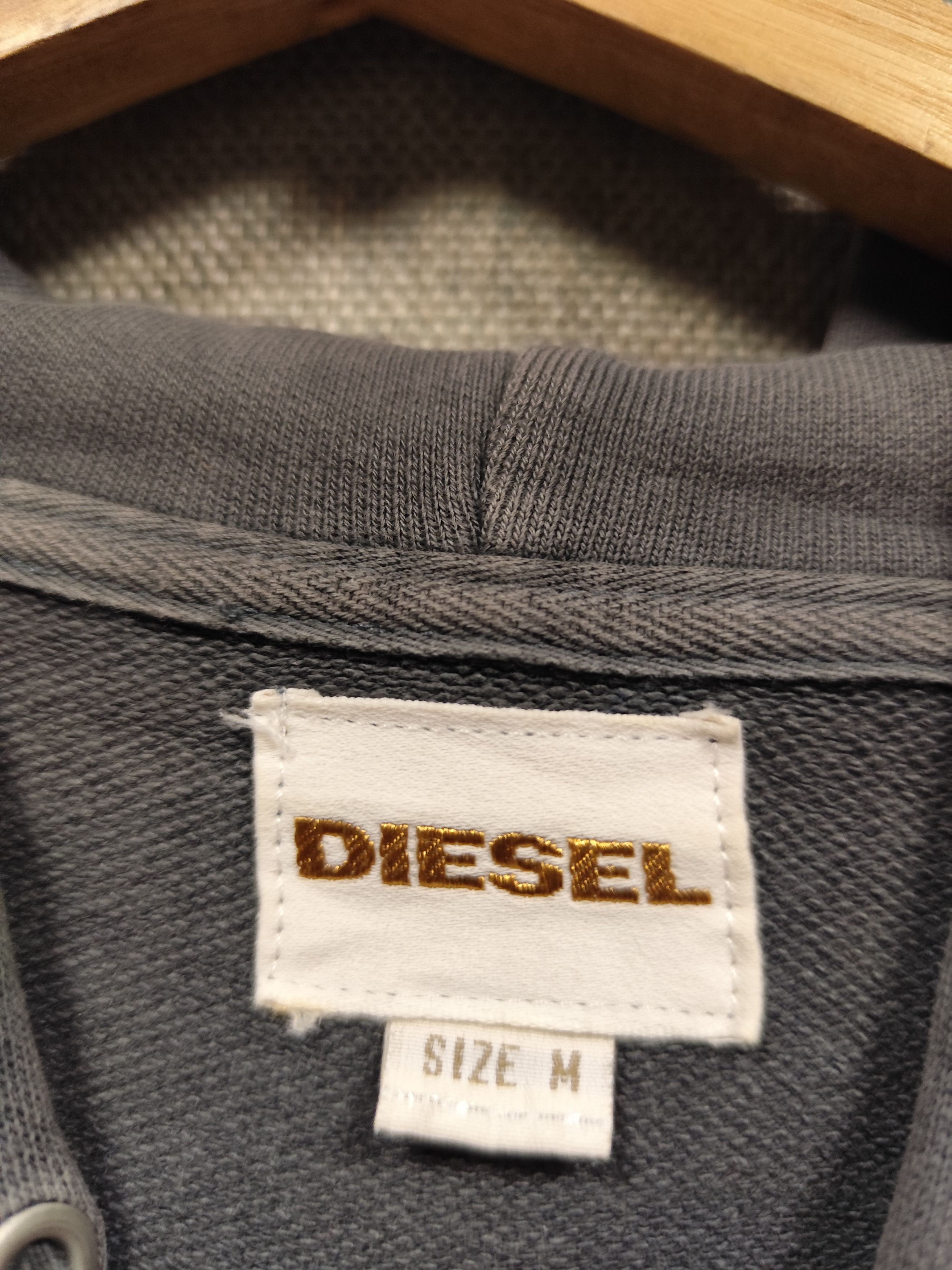 Designer × Diesel × Vintage sweatshirt hoodie diesel lost in focus made in bulgaria Size US M / EU 48-50 / 2 - 5 Thumbnail