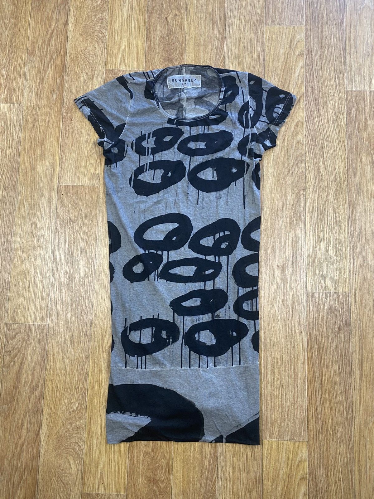 Rundholz Rundholz Dip Cotton Avantgarde Art Print Dress Size S / US 4 / IT 40 - 1 Thumbnail