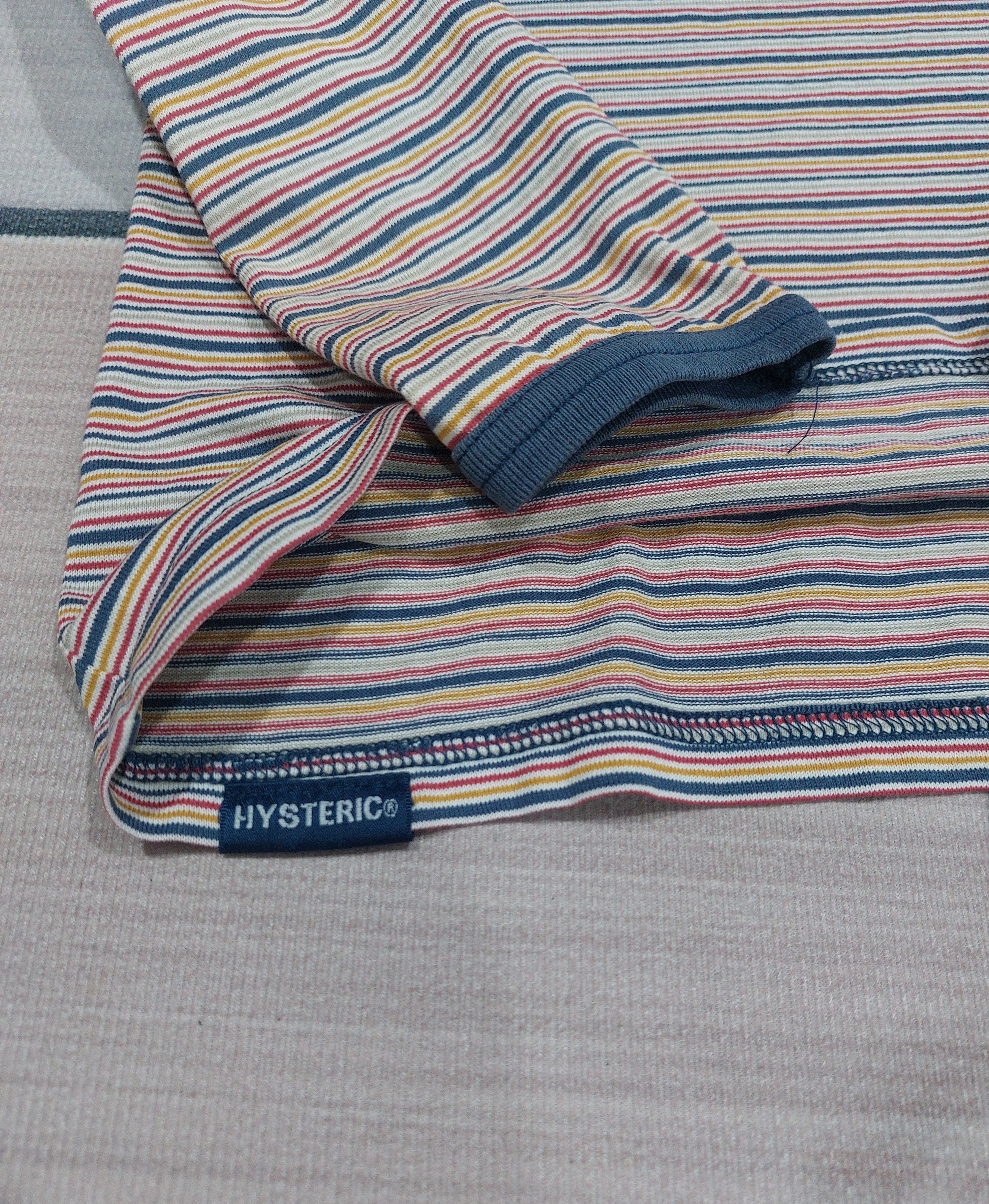 Hysteric Glamour × If Six Was Nine × Japanese Brand HYSTERIC GLAMOUR "I AM DIRTY" STRIPE T Size S / US 4 / IT 40 - 8 Thumbnail