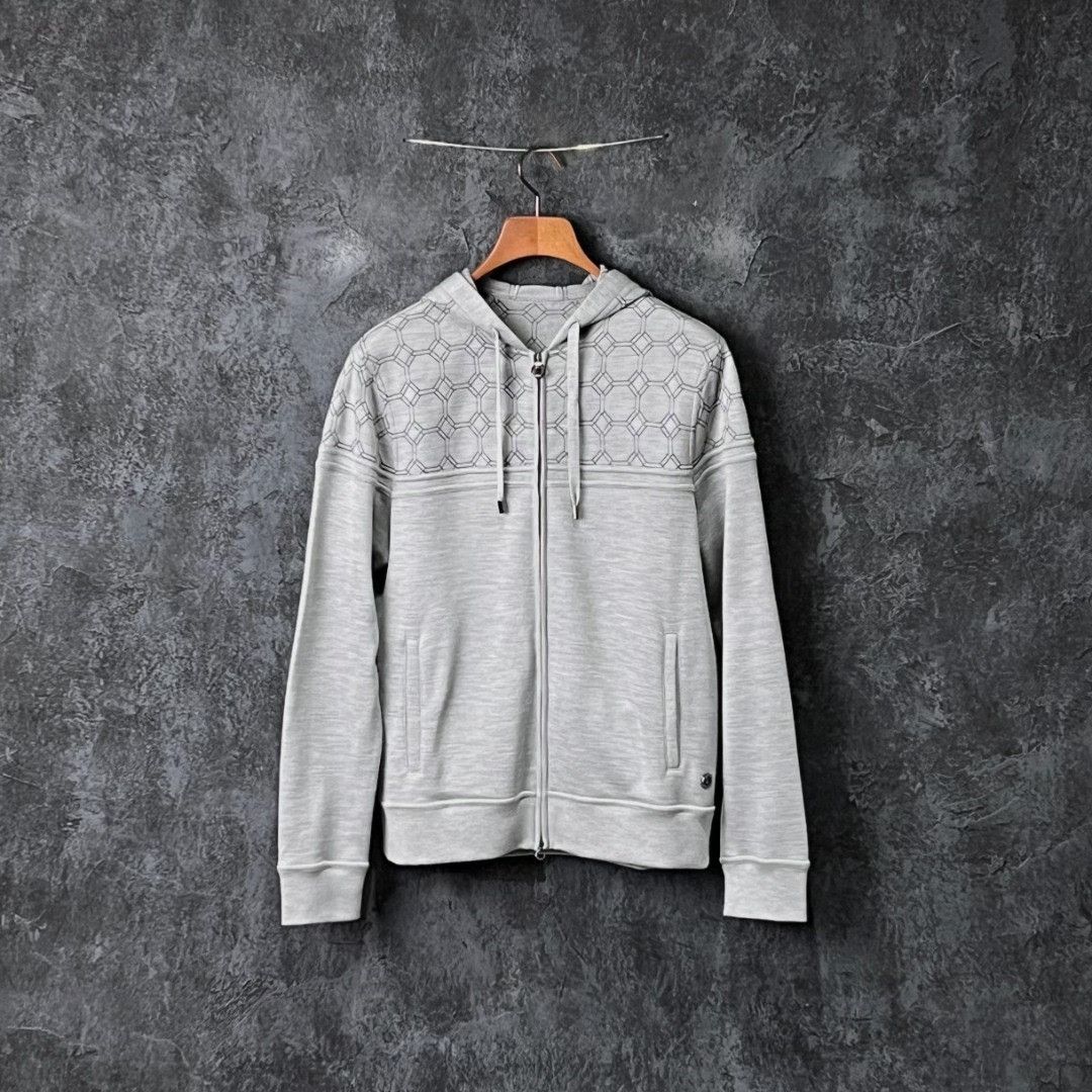 Stefano Ricci Stefano Ricci Patchwork Gray Hoodie m Men Size US M / EU 48-50 / 2 - 1 Thumbnail