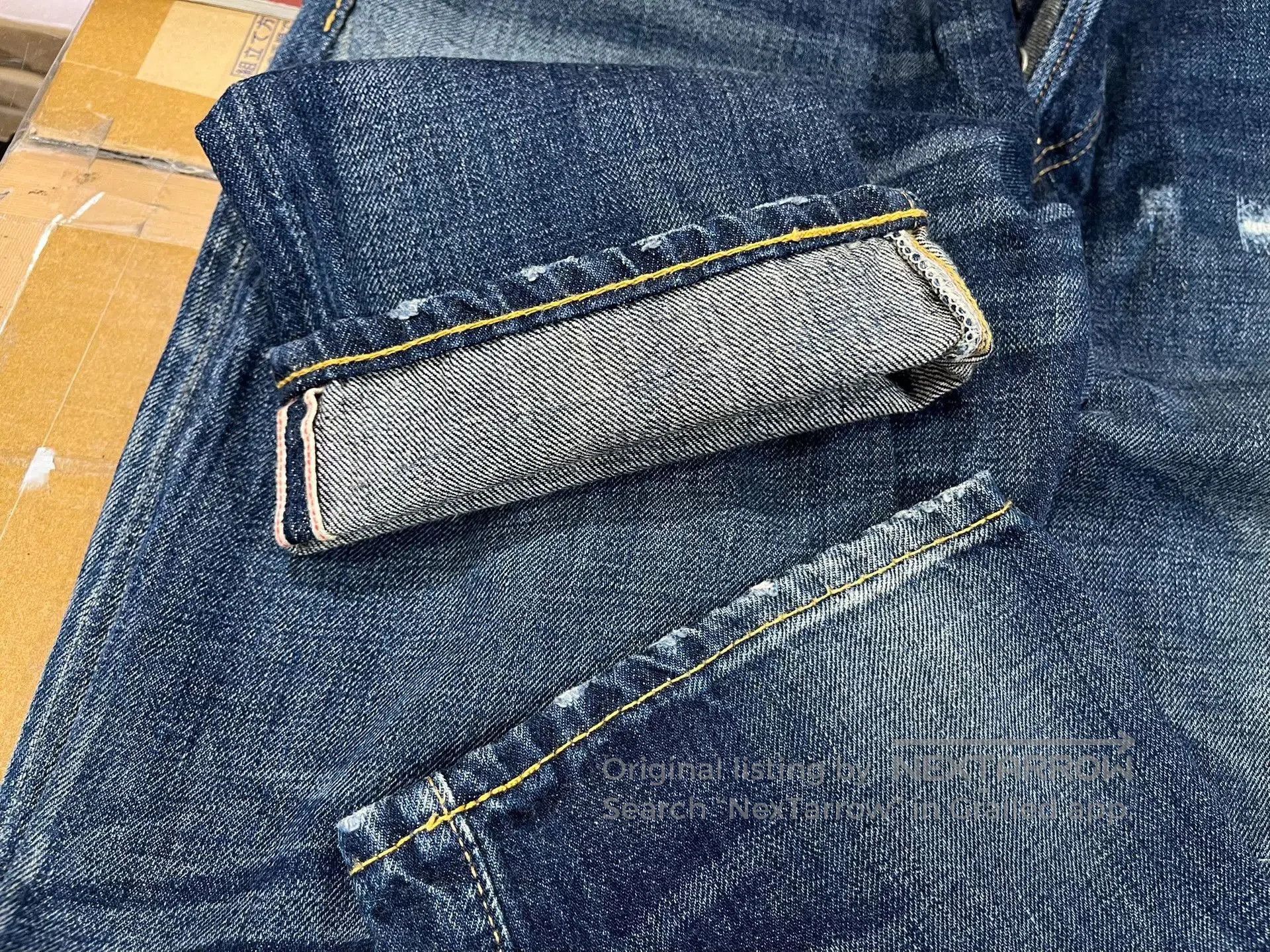 RRL Ralph Lauren RRL Distressed Patched Vintage Jeans. Size US 31 - 8 Thumbnail