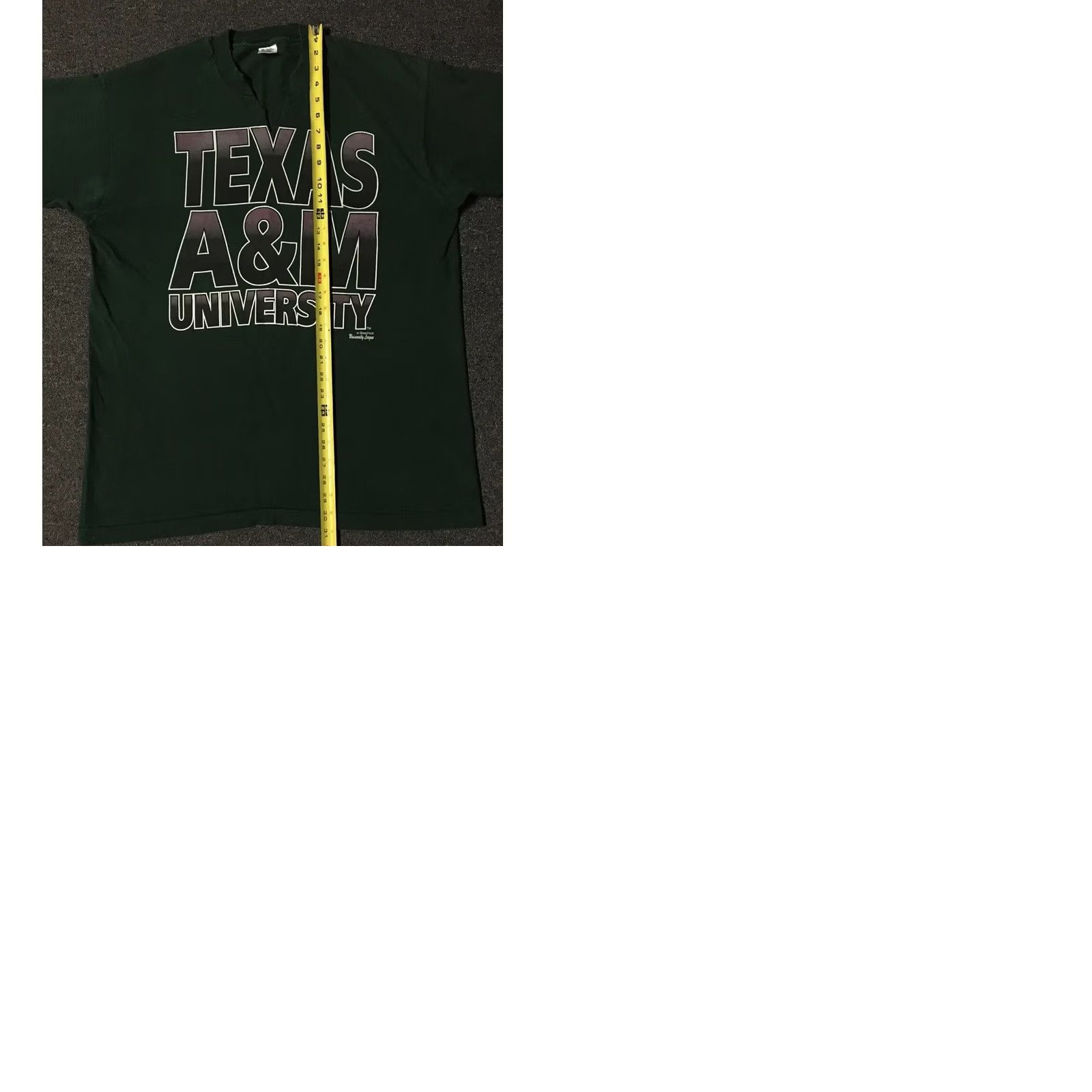 Vintage VINTAGE Texas A&M University Shirt XL Green 90s Distressed Striped Single Stitch Men USA College School Grunge 80s 90s USA Mens XL Green Shirt Size US XL / EU 56 / 4 - 9 Thumbnail