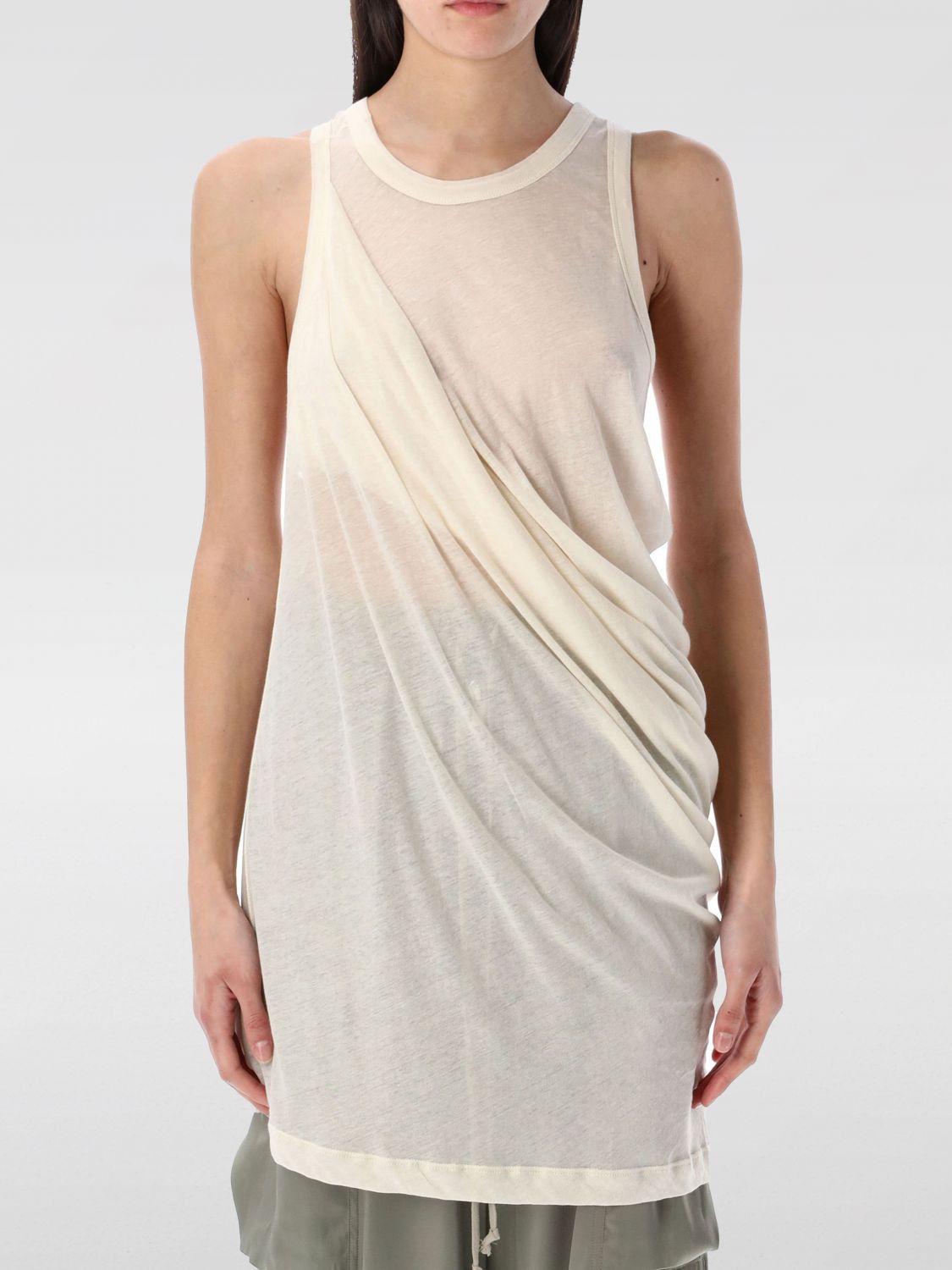 Rick Owens T-Shirt Woman Beige