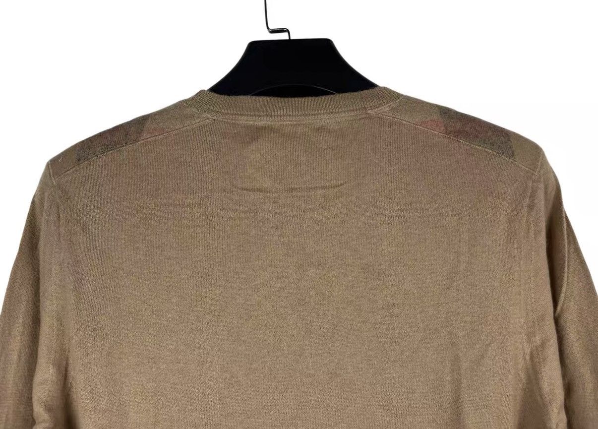 Burberry Burberry Camel Cashmere with Shoulder Check Detail J31 Size US XL / EU 56 / 4 - 5 Thumbnail