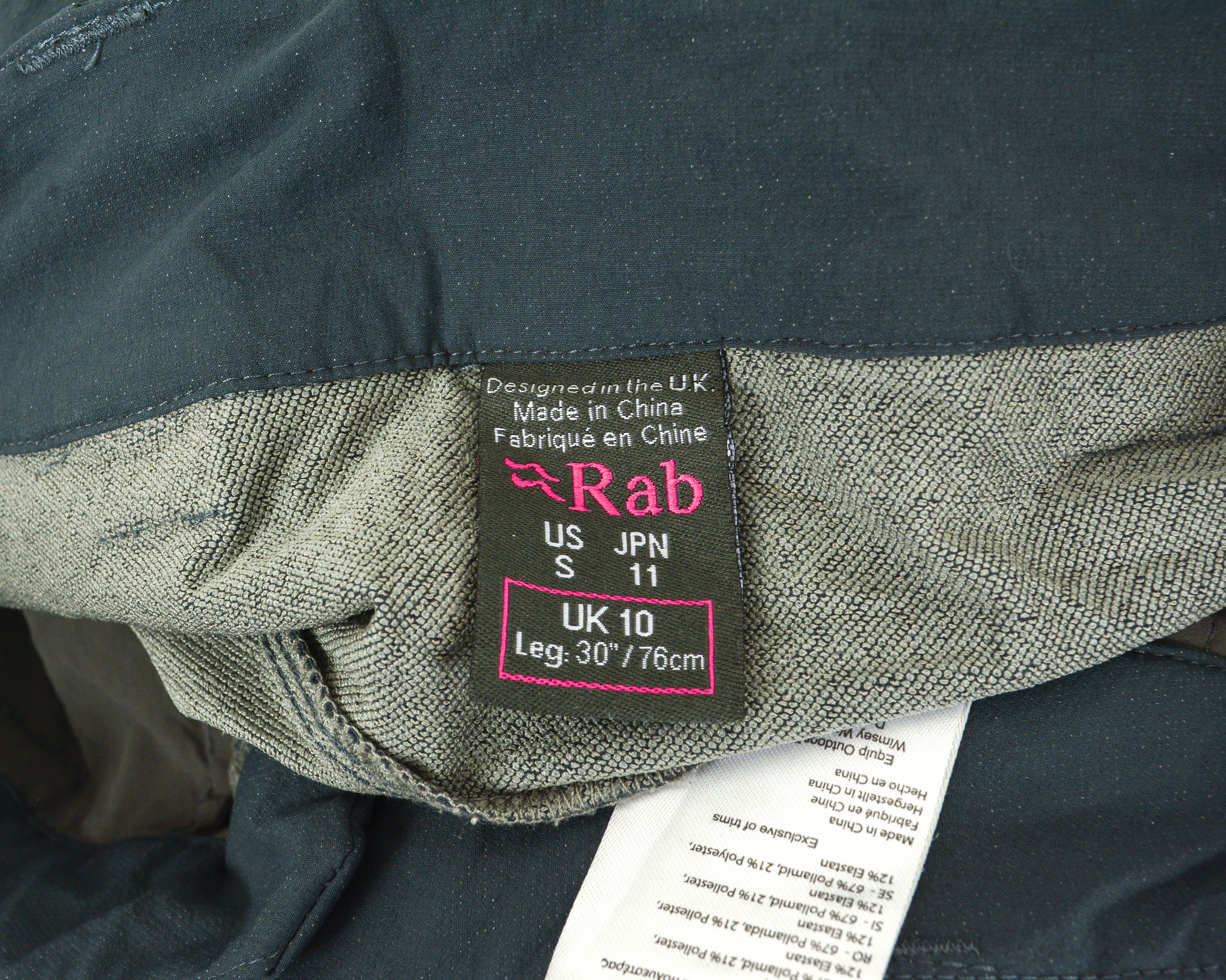 Rab RAB Vector Pants Wmns mountain hiking UK 10 L30 Climber Size 28" / US 6 / IT 42 - 5 Thumbnail