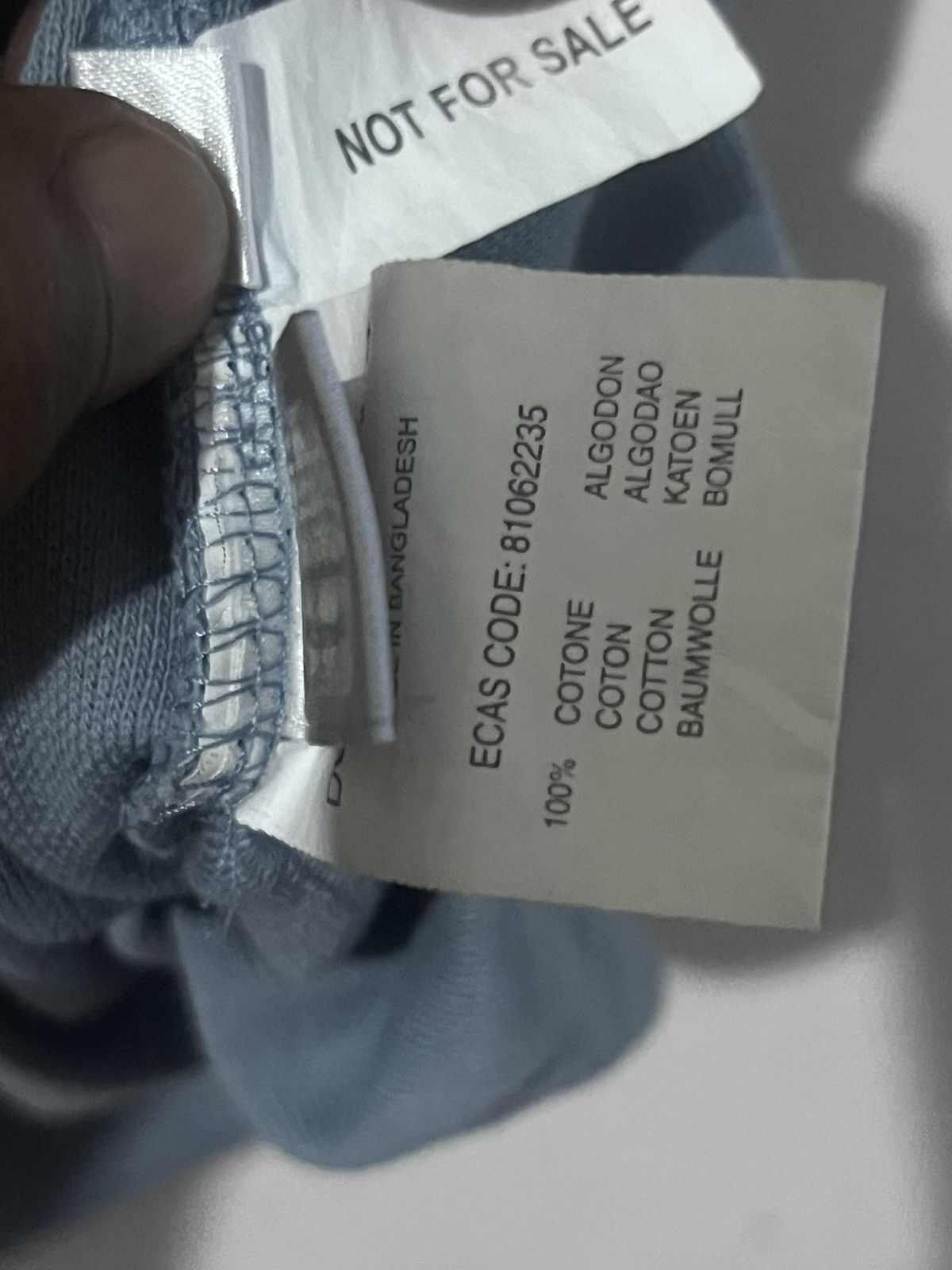 Dolce & Gabbana Dolce & Gabbana Authentic Logo Polo Baby Blue Sample Item Size US XL / EU 56 / 4 - 10 Thumbnail