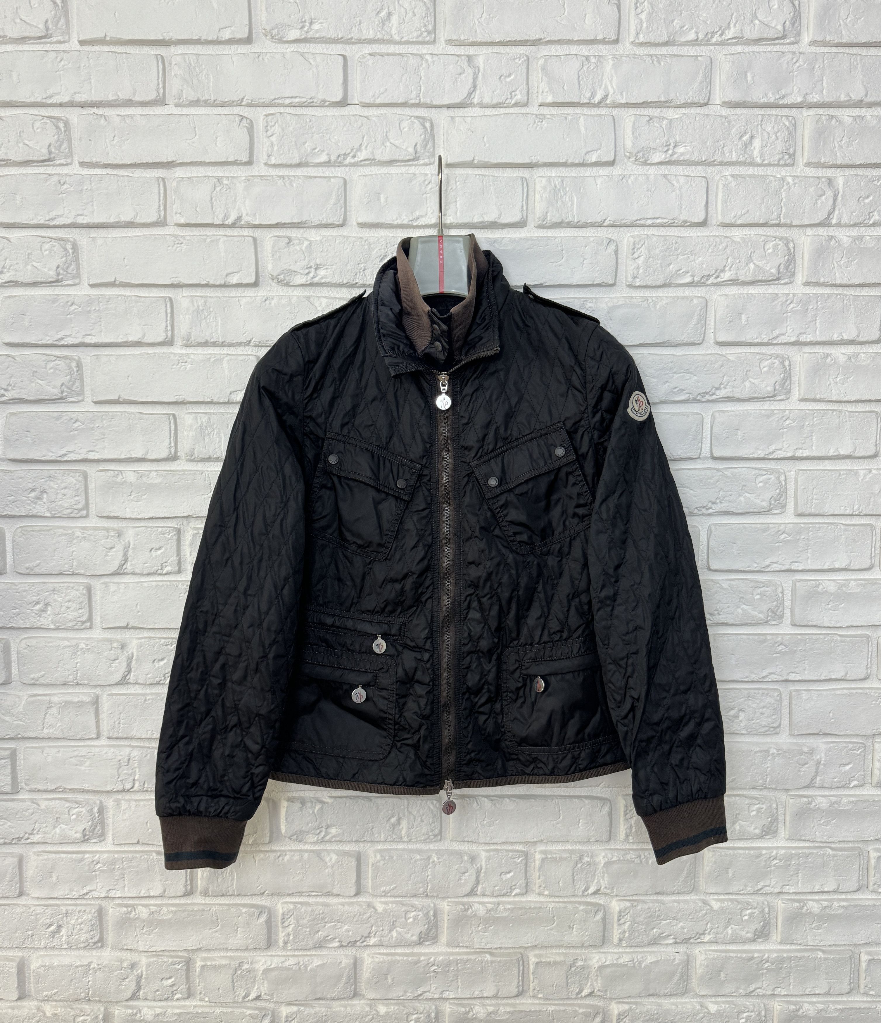 Moncler Moncler Lightweight Down Jacket Quilted Size 1 Navy Blue Size S / US 4 / IT 40 - 1 Thumbnail