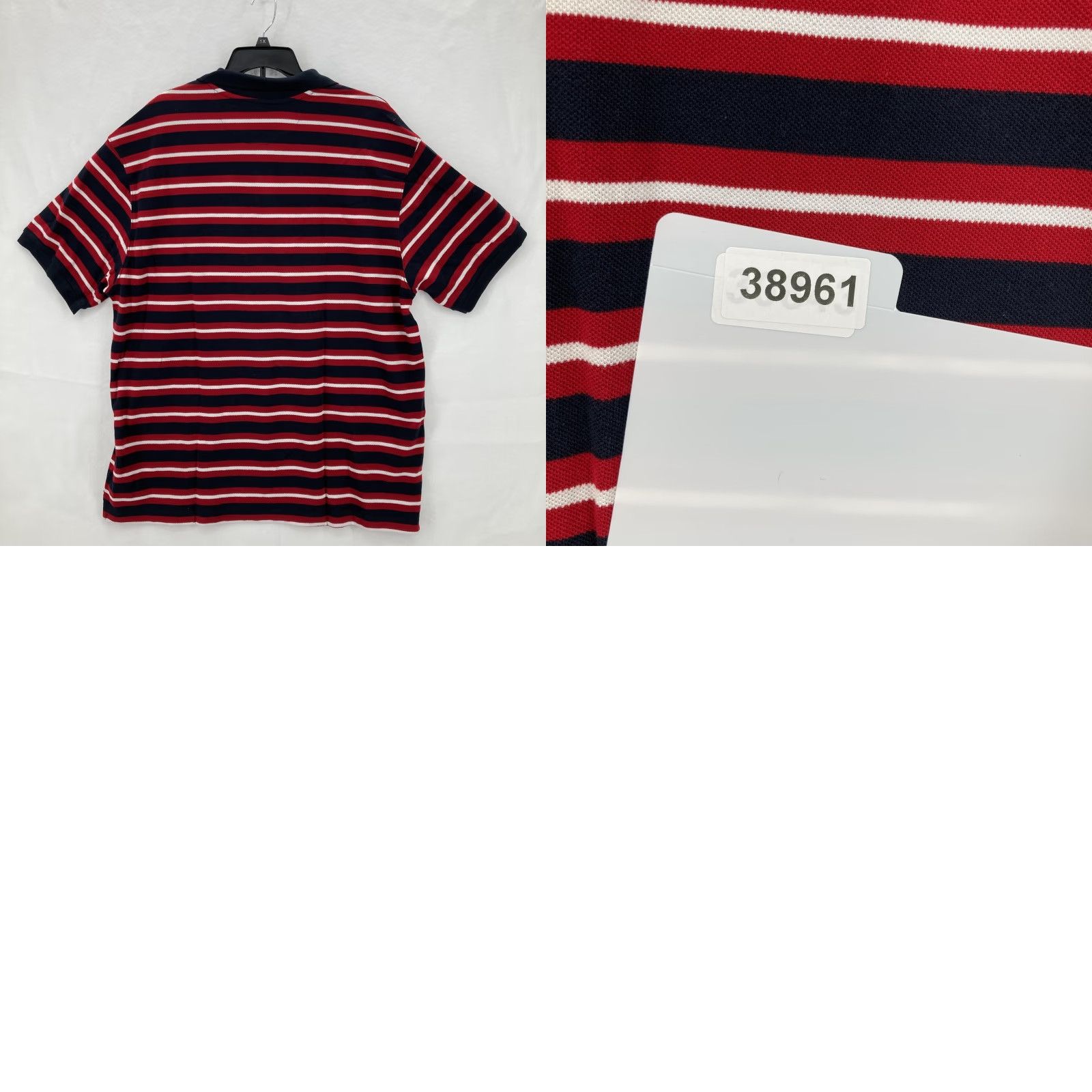 Chaps Chaps Ralph Lauren Polo Shirt Mens 2XL Navy Red White Striped Classic Rugby NWT Size US XXL / EU 58 / 5 - 9 Thumbnail