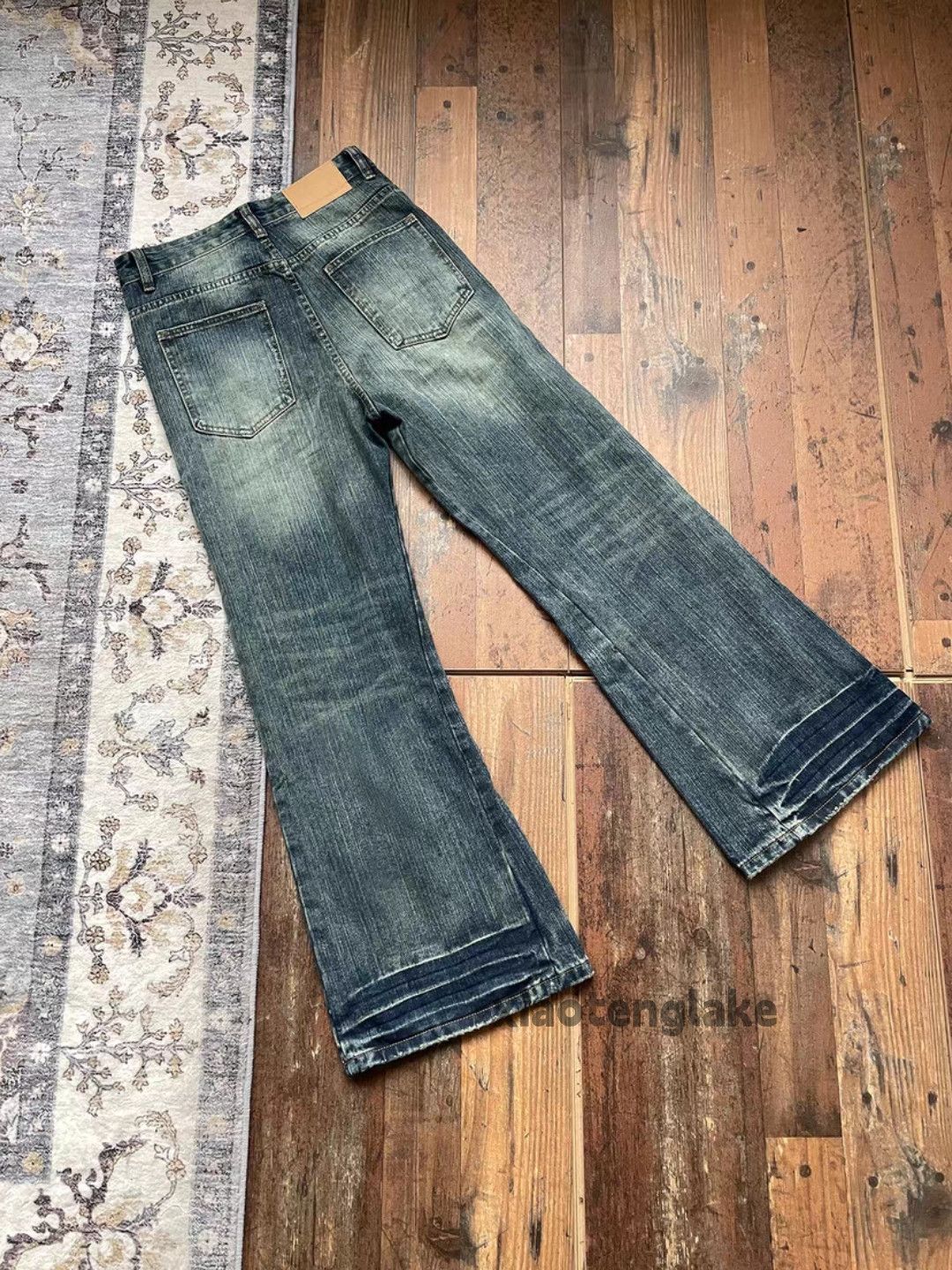 Jean ltx vintage washed faded cleanfit yuppie flared jeans Size US 32 / EU 48 - 7 Thumbnail