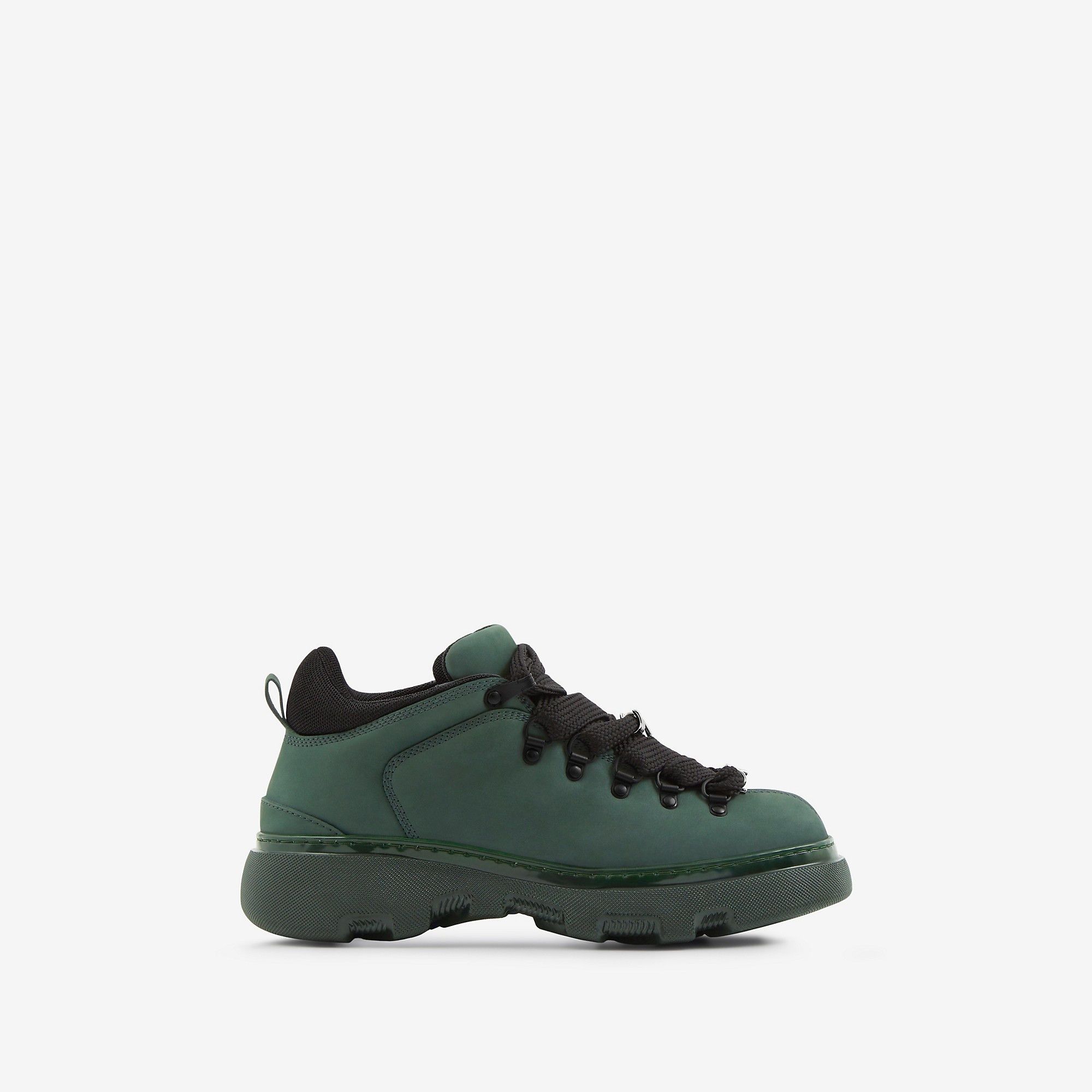 o1w1db10125 Nubuck Trek Boots in Green/Black