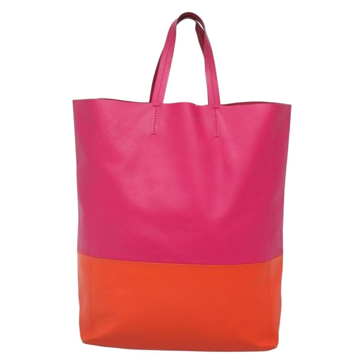 Celine CELINE Tote Bag Leather Pink Gold Size ONE SIZE - 2 Thumbnail
