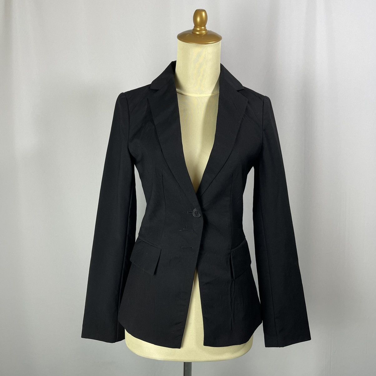 Renoma Premium Black Blazer by Renoma Size M / US 6-8 / IT 42-44 - 3 Thumbnail