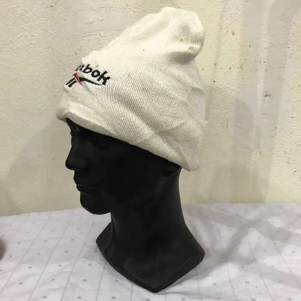 Reebok × Vintage Reebok Big Logo Beanie Hat Size ONE SIZE - 3 Thumbnail
