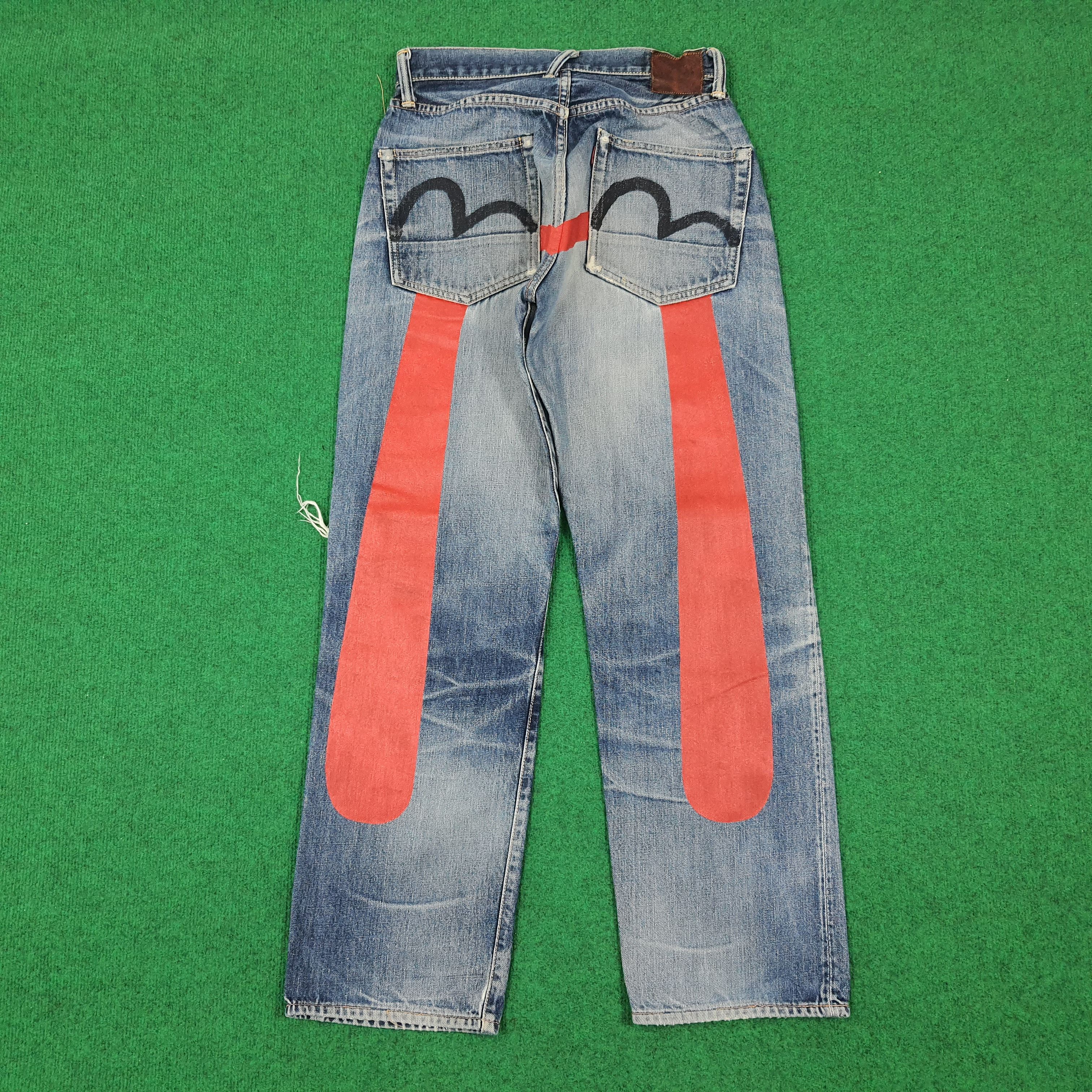 Evisu Vintage Evisu Selvedge Japan Brand Custom Daicock Jeans Size US 27 - 1 Thumbnail