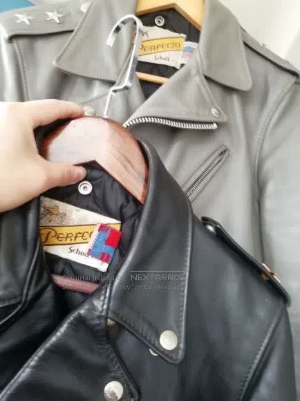 Schott Schott Leather coat Size US XXS / EU 40 - 7 Thumbnail
