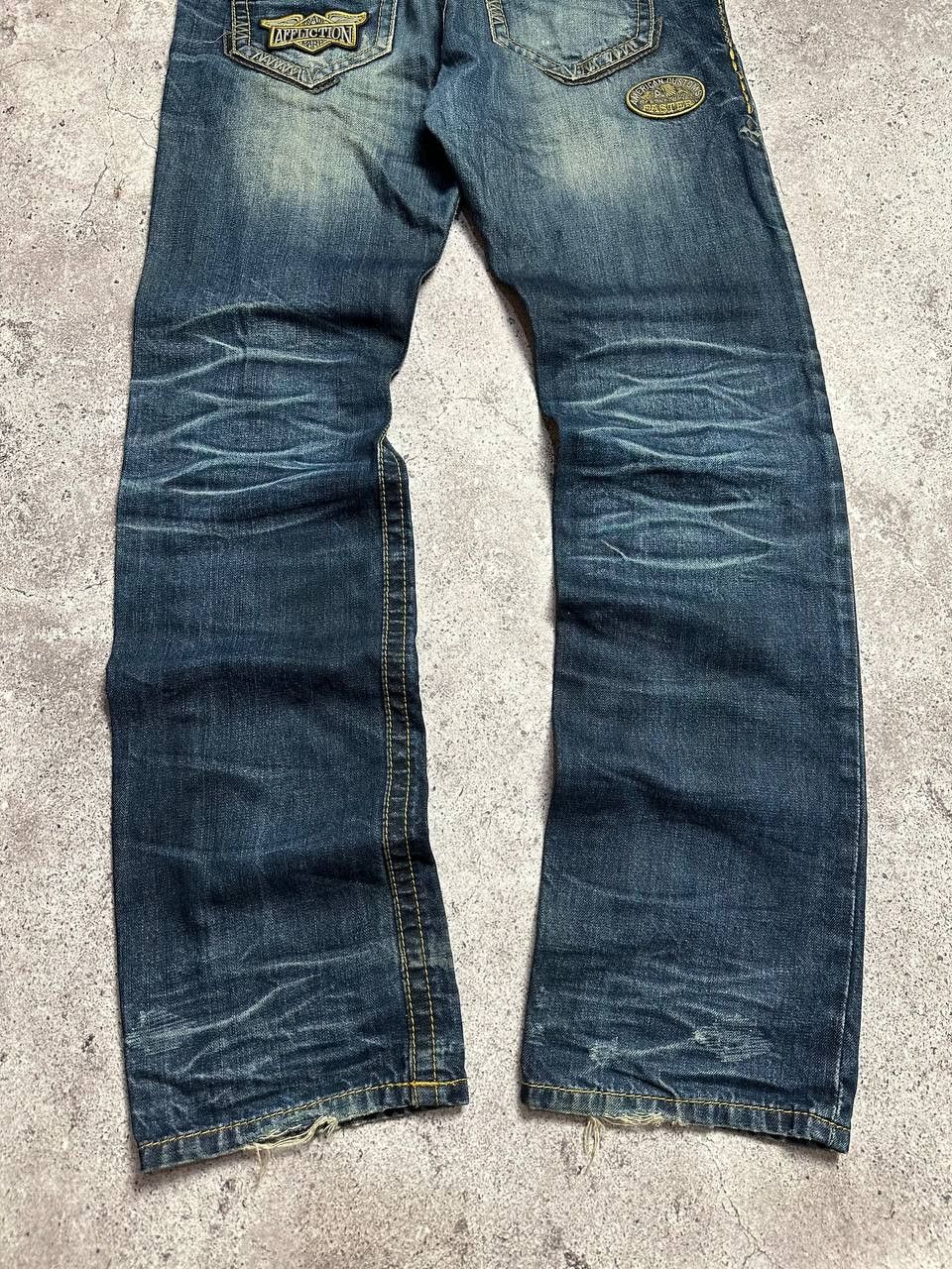 Affliction Affliction Ace Denim Jeans Y2K Embroidered size 31 Size US 31 - 2 Thumbnail