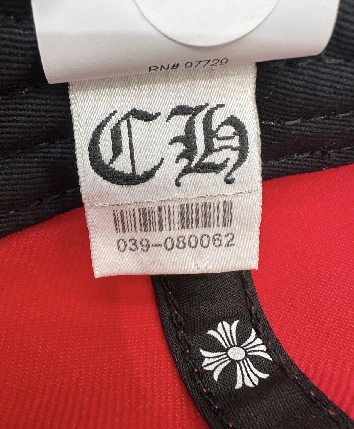 Chrome Hearts Chrome Hearts Red Vine Heart Embroidery Trucker Cap Size ONE SIZE - 7 Thumbnail