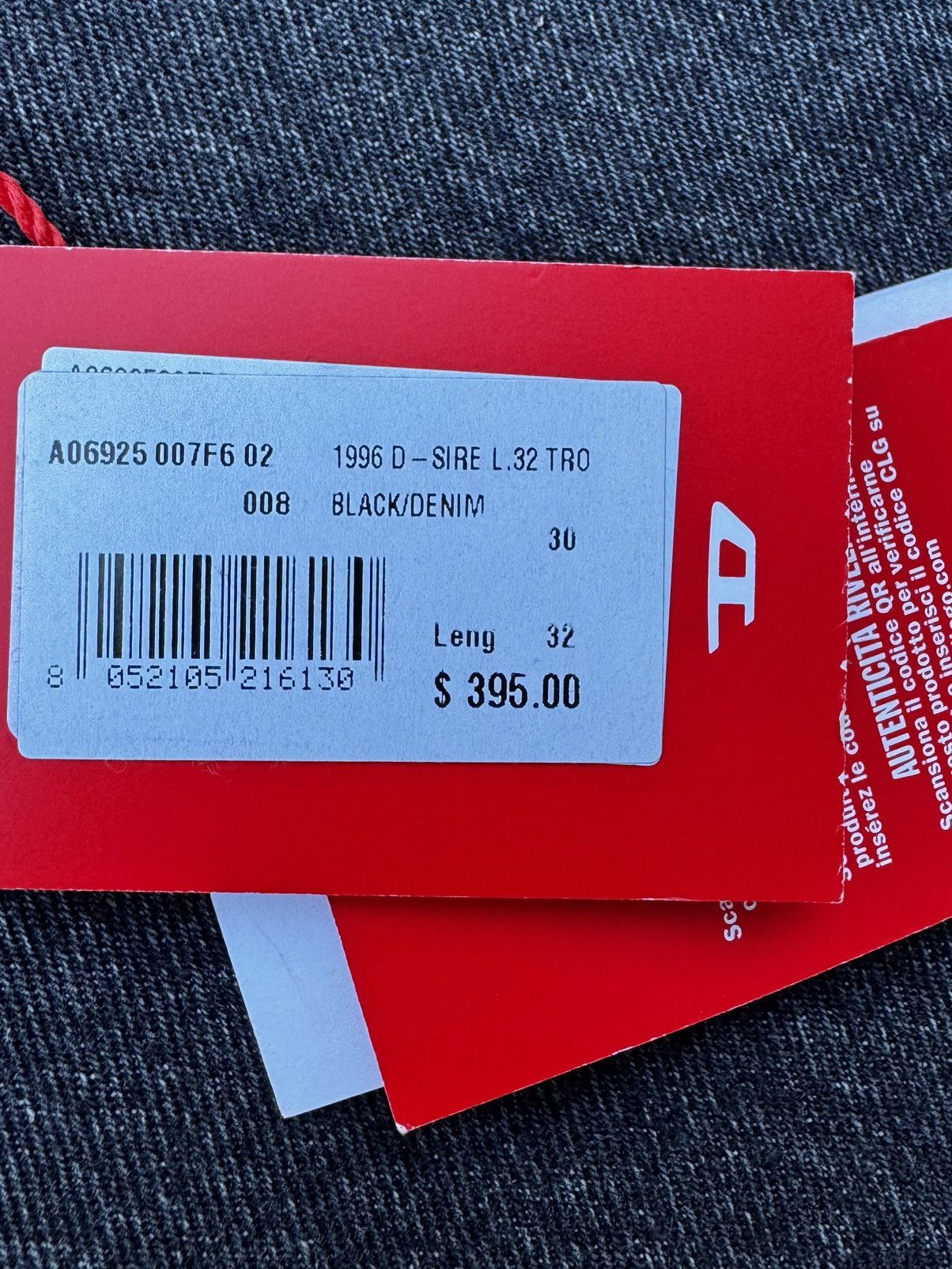 Diesel D-Rise Jeans Size US 34 / EU 50 - 6 Thumbnail